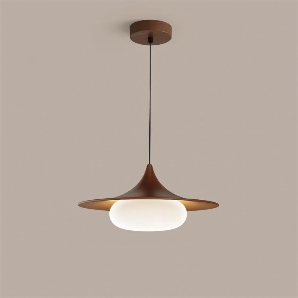 Ovelis Wooden Canopy Pendant Light - Letslighting