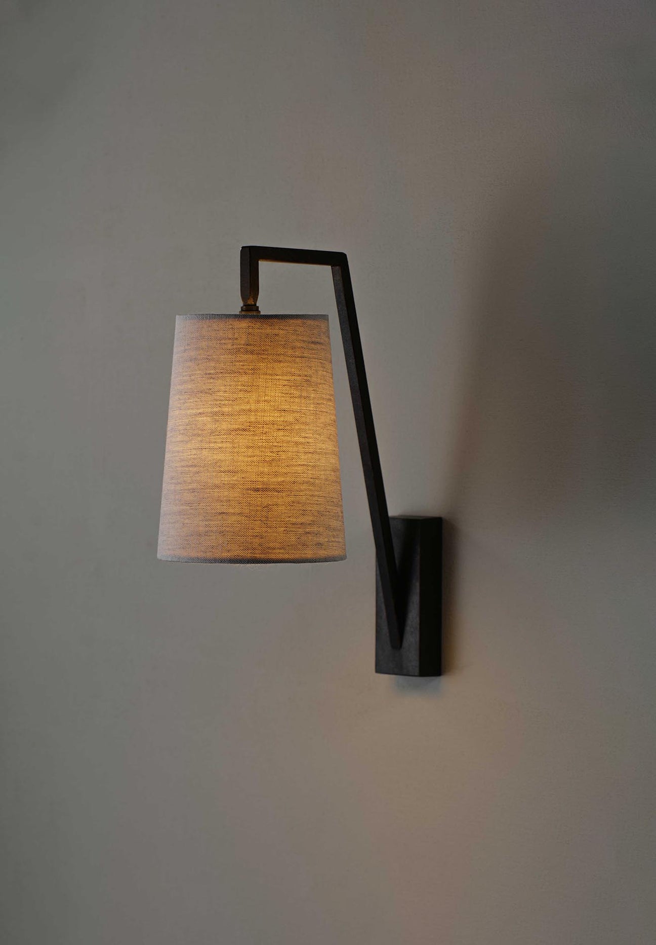 Myvarira Modern Minimalist Brass Fabric Wall Lamp - Lamp Copper