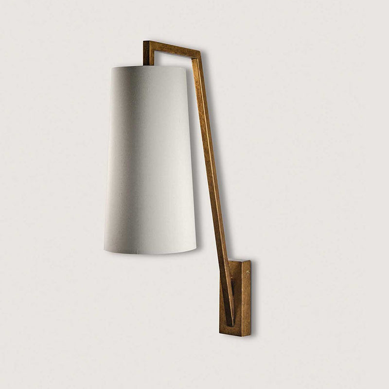 Myvarira Modern Minimalist Brass Fabric Wall Lamp - Lamp Copper