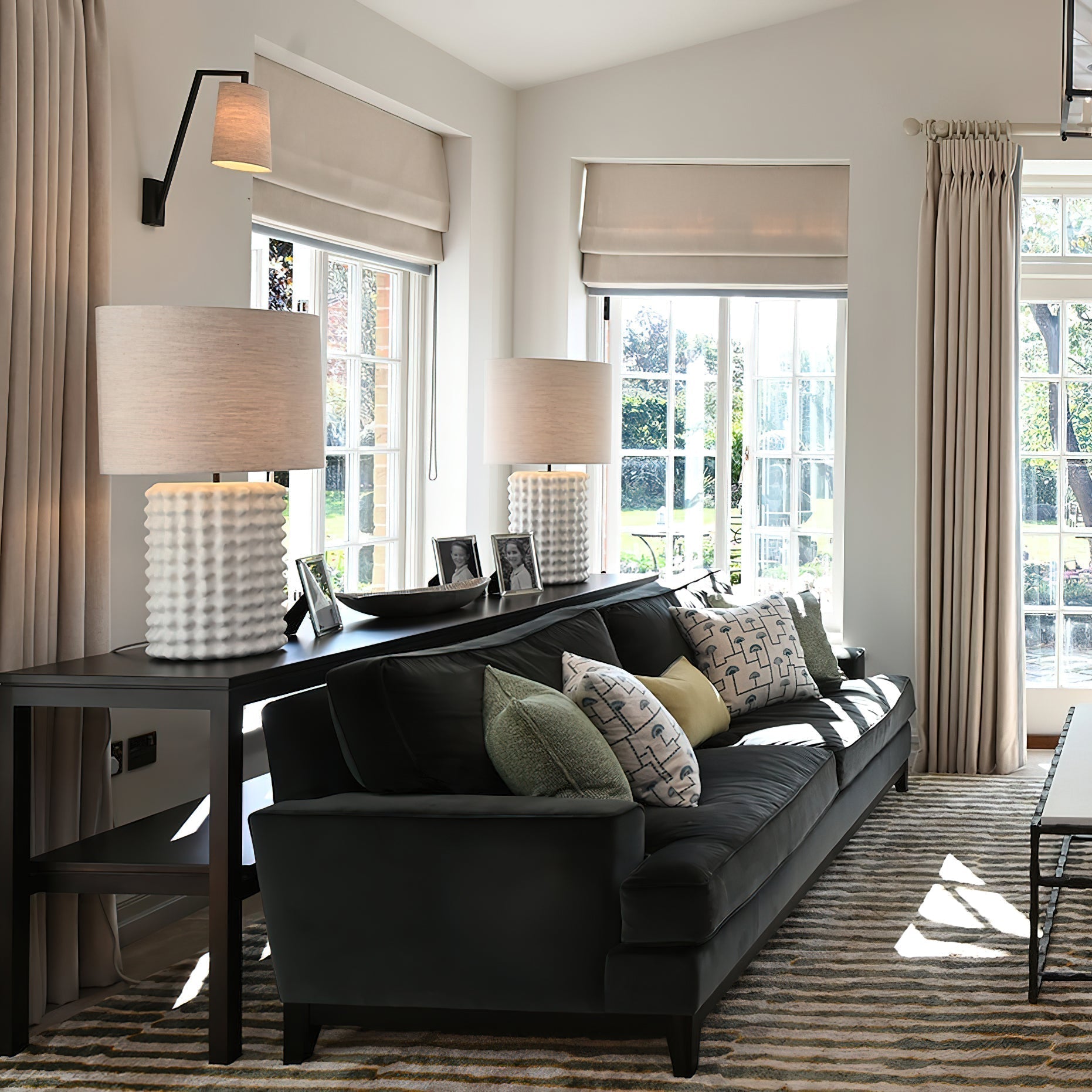 Myvarira Modern Minimalist Brass Fabric Wall Lamp - Lamp Copper