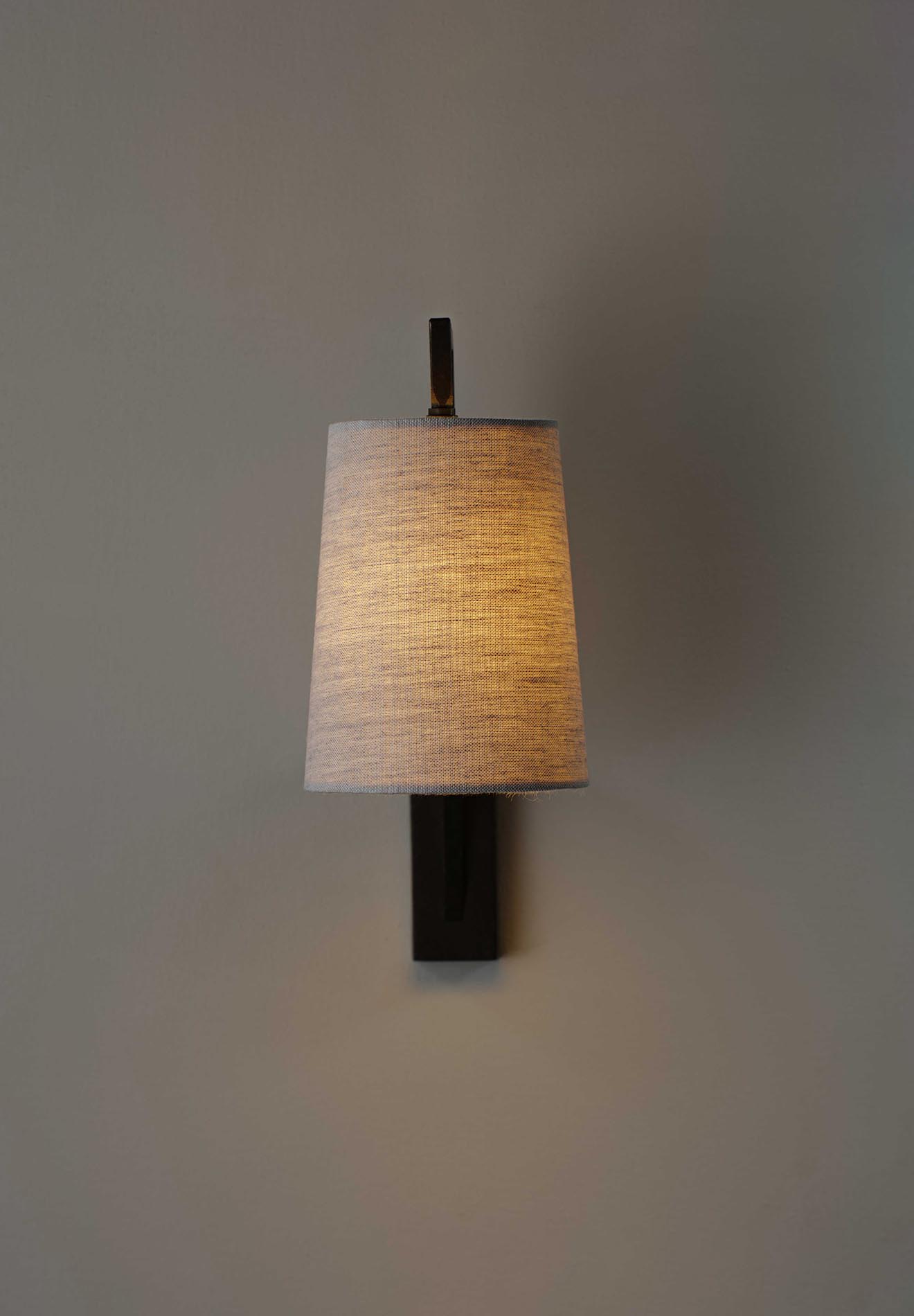Myvarira Modern Minimalist Brass Fabric Wall Lamp - Lamp Copper