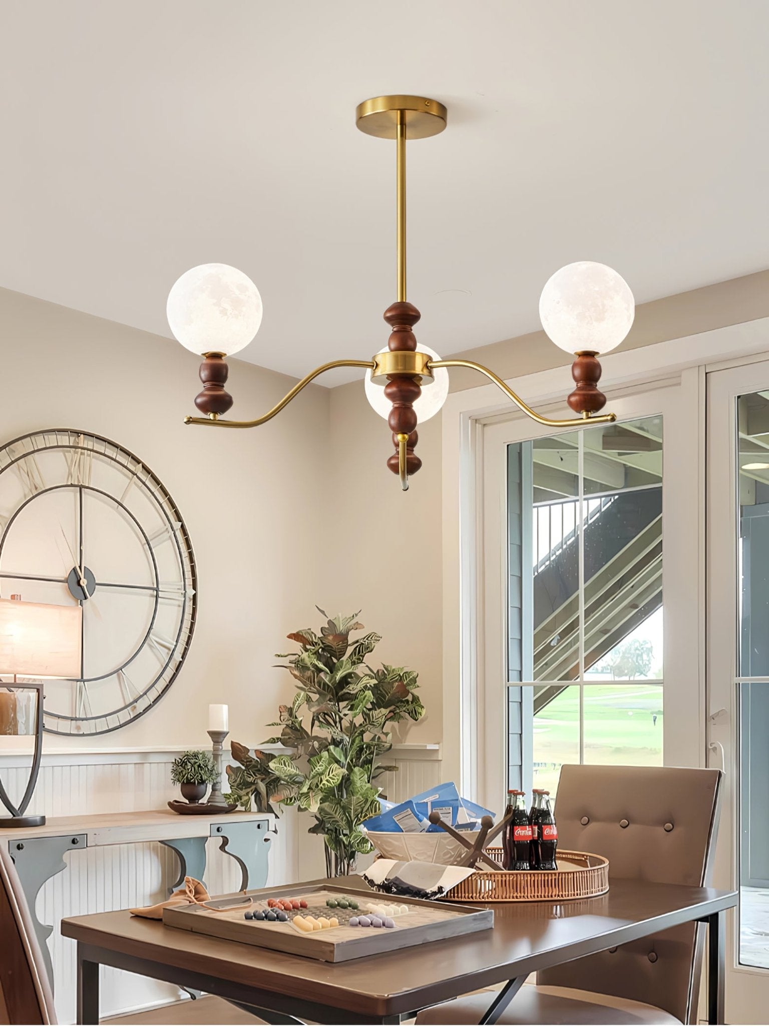 Moonlit Globe Chandelier - Blowlighting