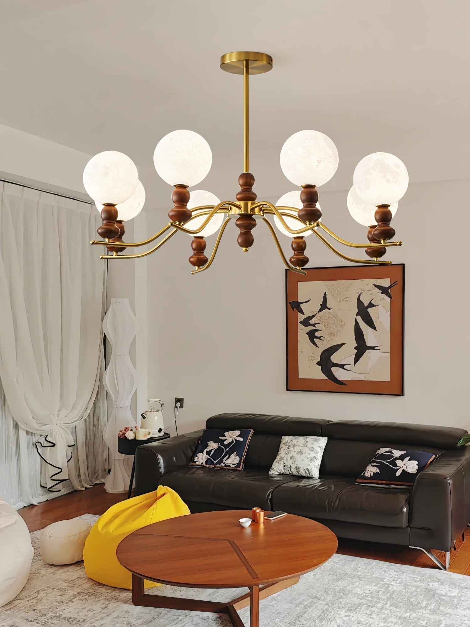 Moonlit Globe Chandelier - Blowlighting