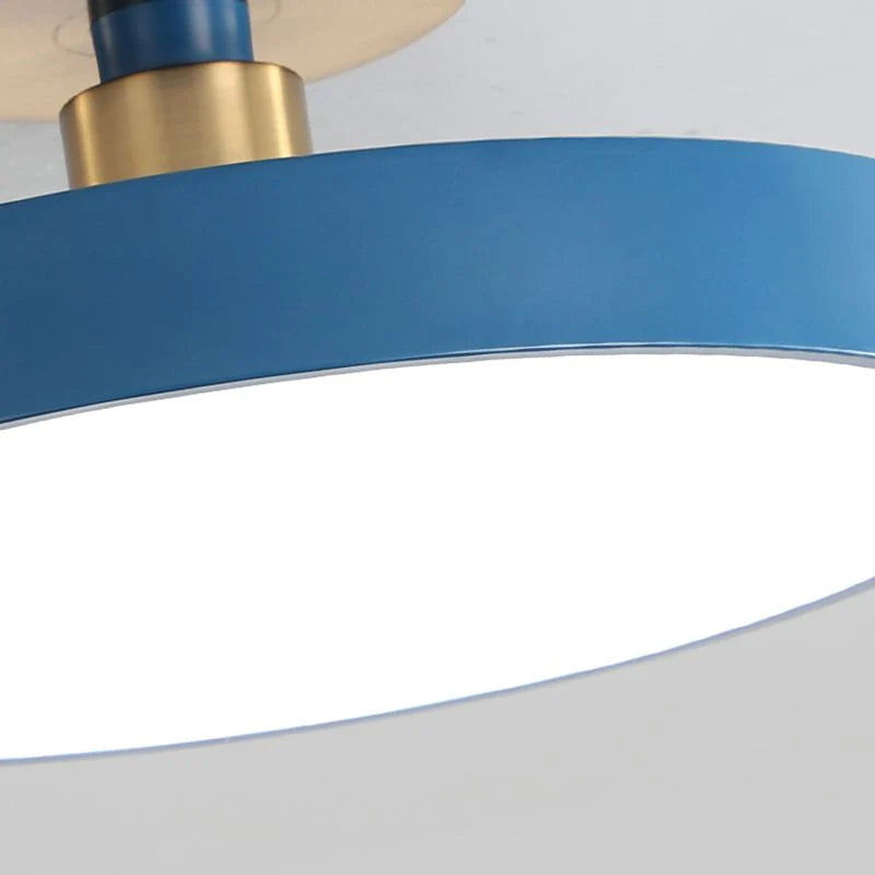 Valentina Nordico Minimalista Rotondo Plafoniere Metallo Acrilico Cucina
