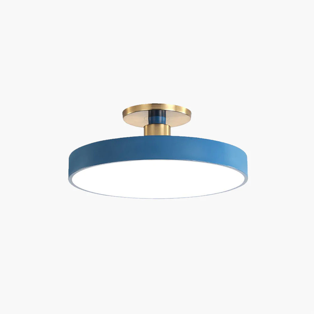 Valentina Nordico Minimalista Rotondo Plafoniere Metallo Acrilico Cucina