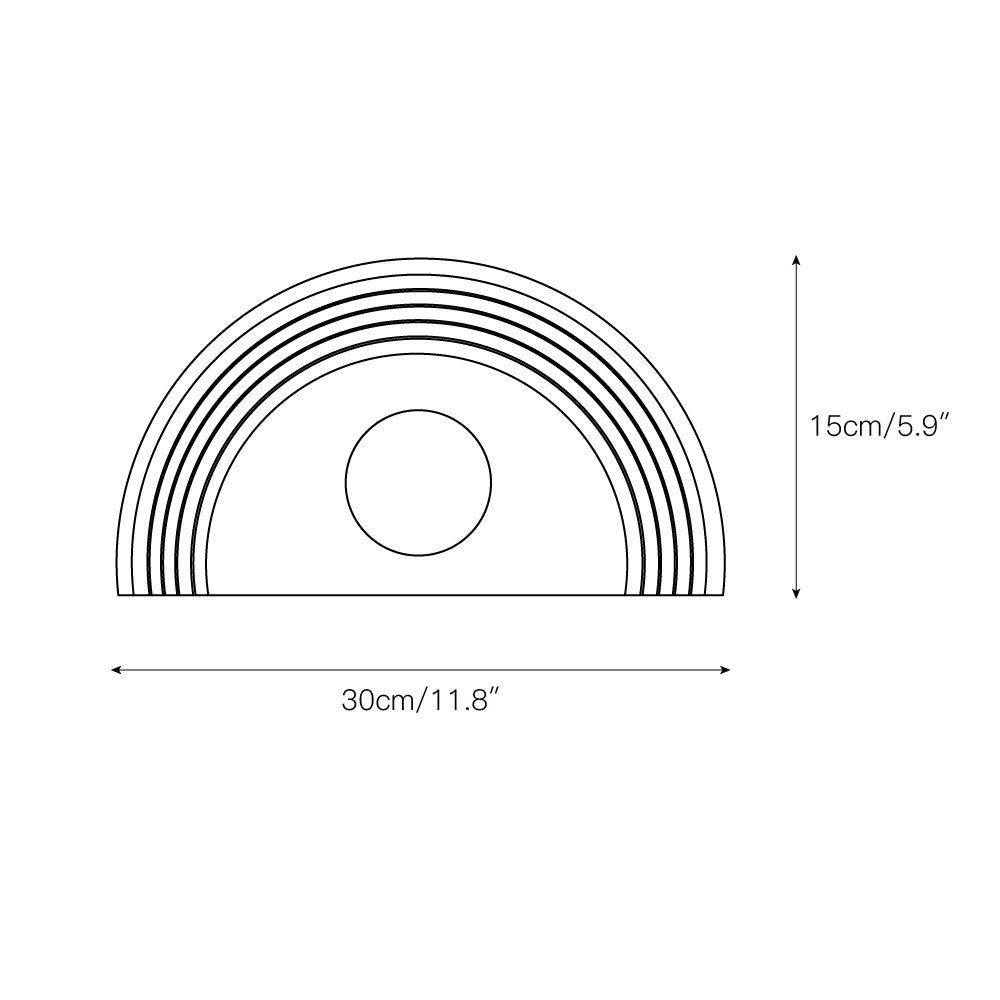 Nytheos Modern Minimalist Resin Glass Wall Lamp - Lamp Copper