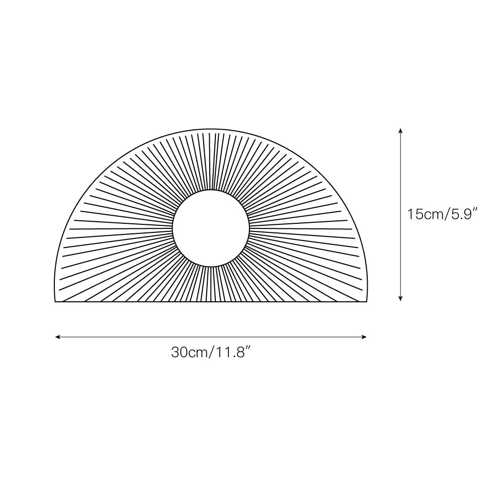Nytheos Modern Minimalist Resin Glass Wall Lamp - Lamp Copper