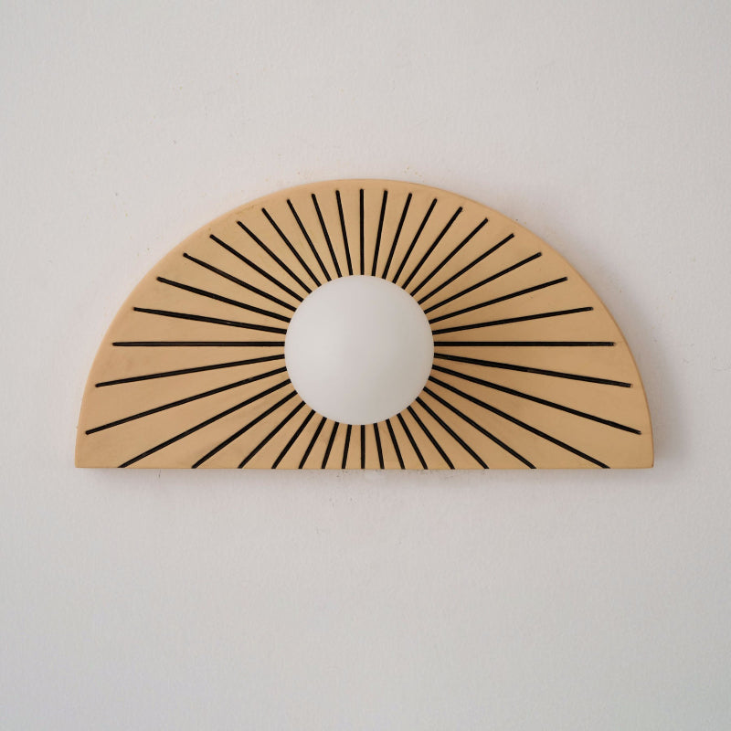 Nytheos Modern Minimalist Resin Glass Wall Lamp - Lamp Copper