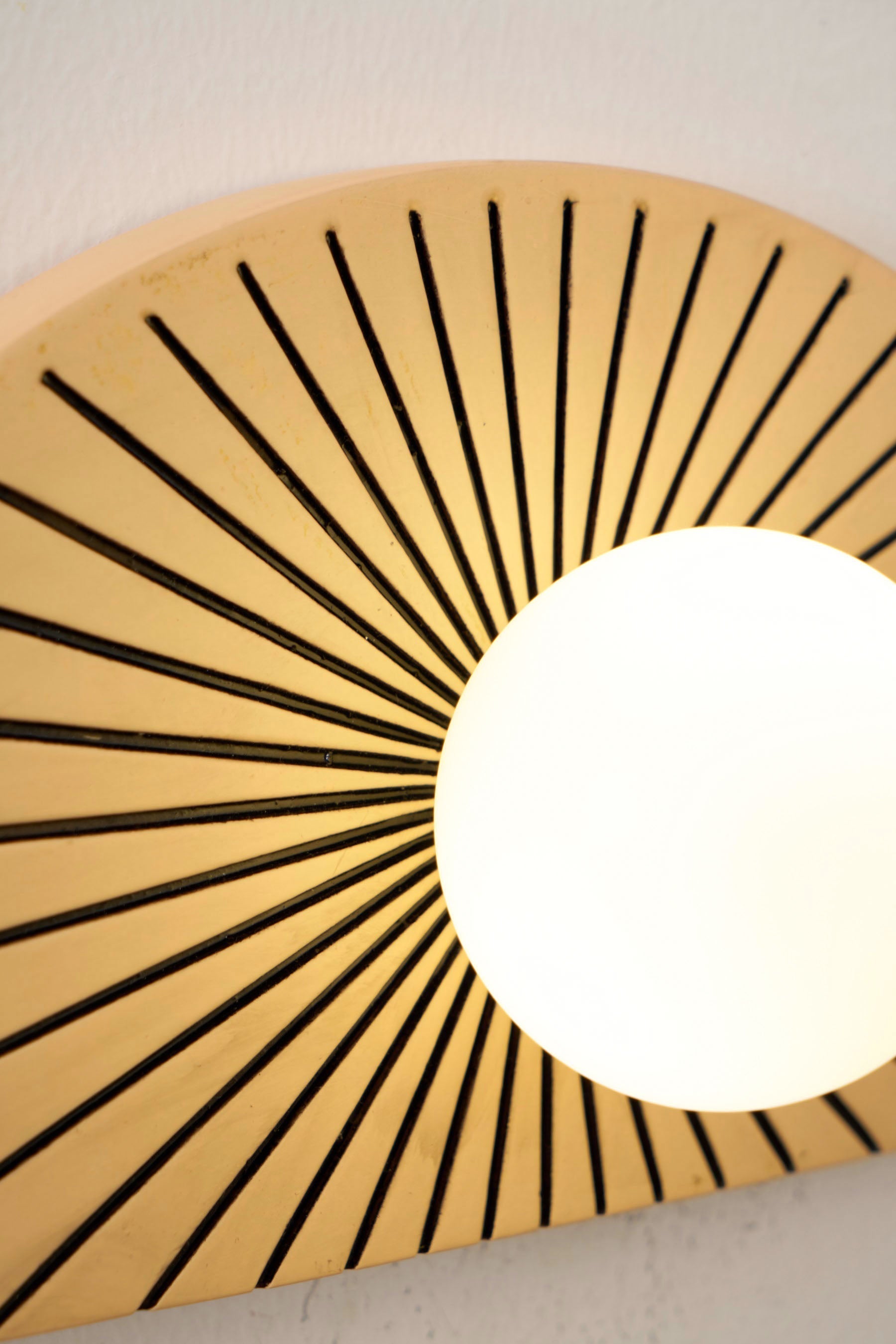 Nytheos Modern Minimalist Resin Glass Wall Lamp - Lamp Copper