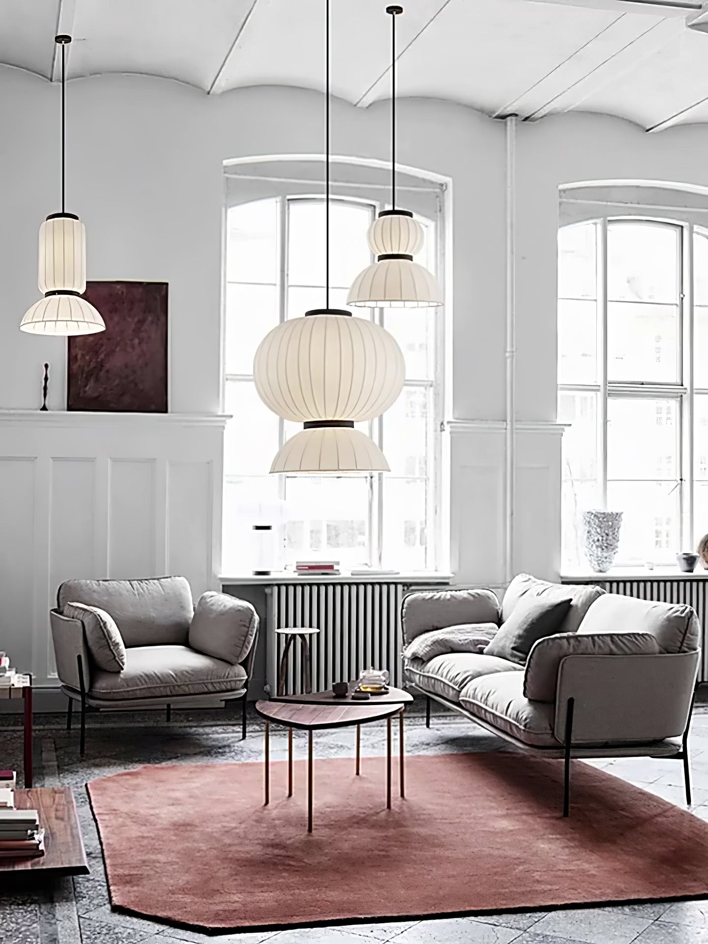 Eurzorion Silk Lantern Pendant Light - Blowlighting
