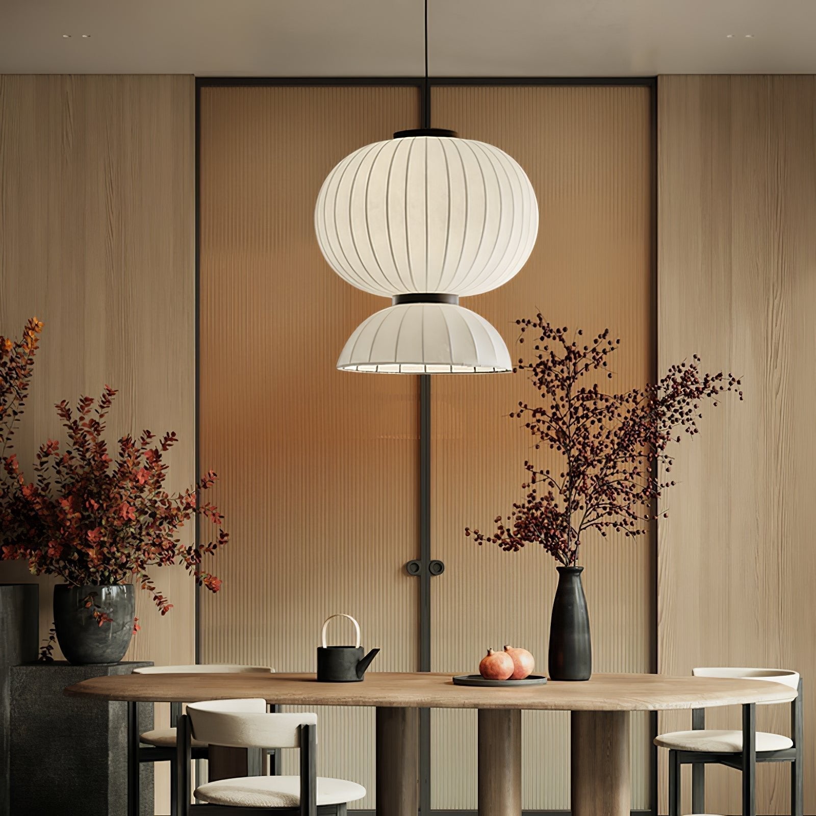 Eurzorion Silk Lantern Pendant Light - Blowlighting