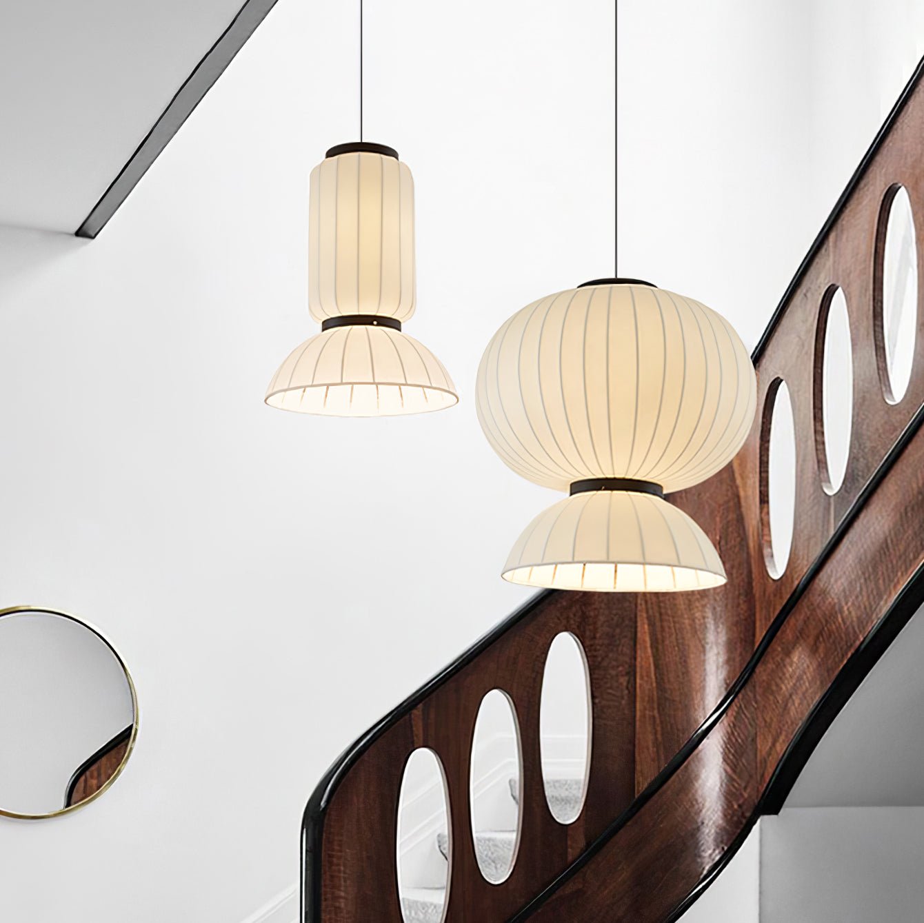 Eurzorion Silk Lantern Pendant Light - Blowlighting