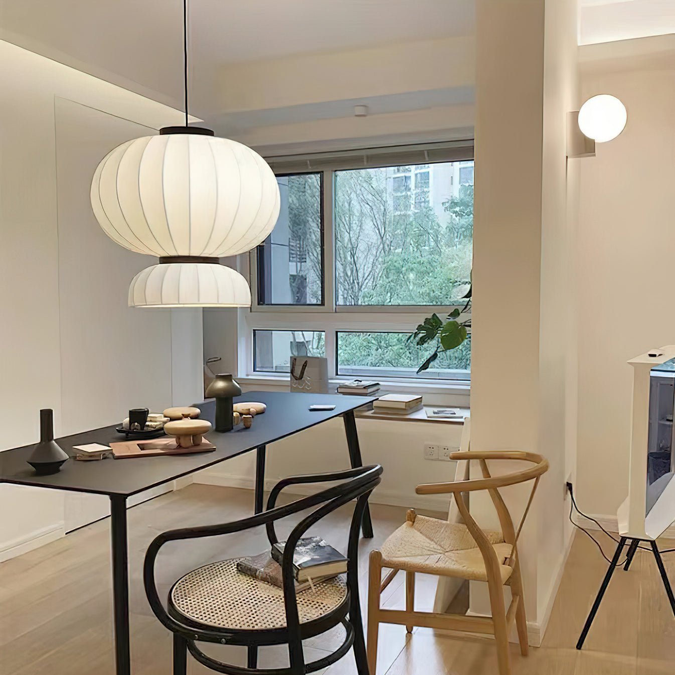 Eurzorion Silk Lantern Pendant Light - Blowlighting