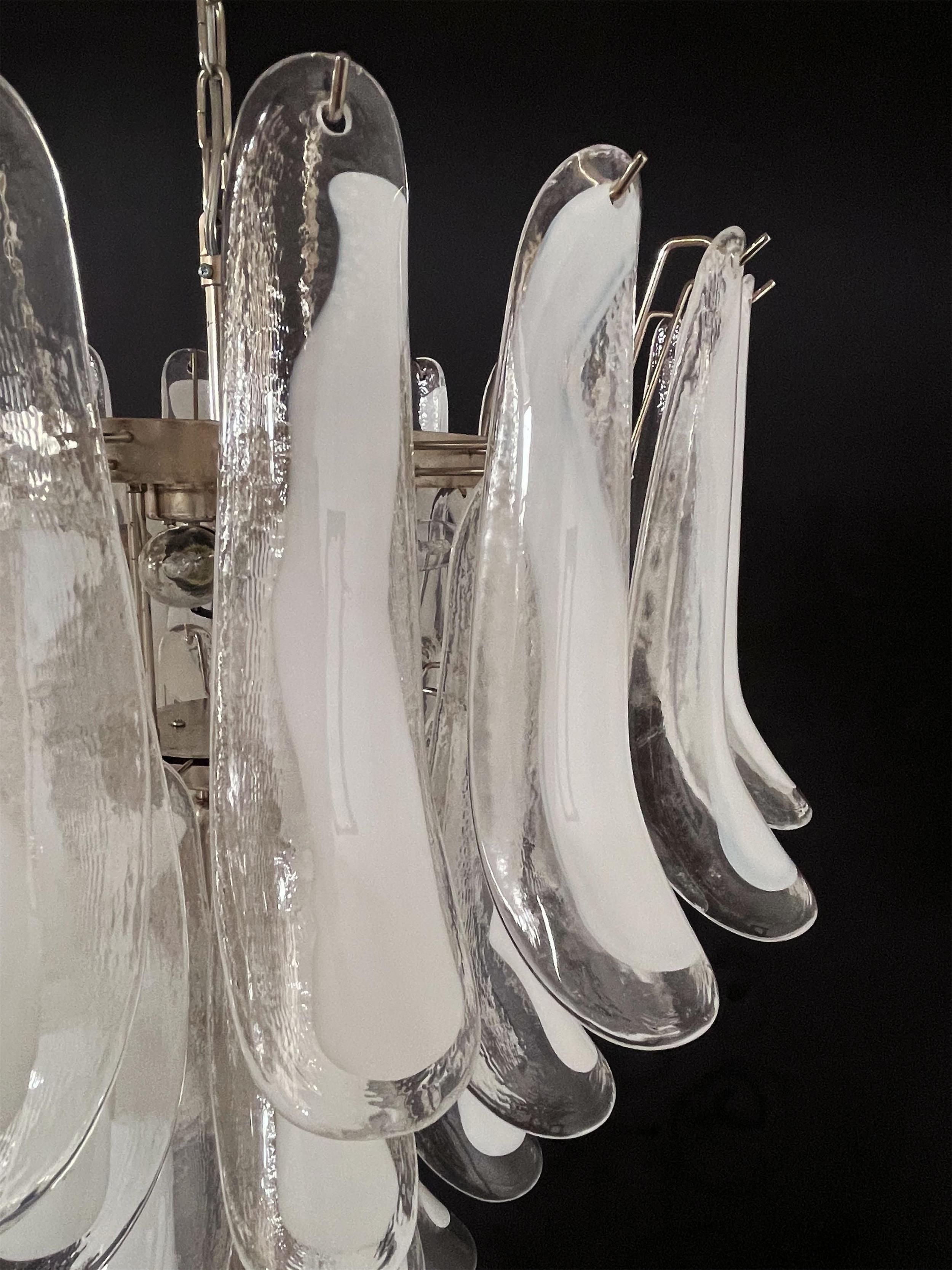 Alsorisra Postmodern Luxury Petal Glass Chandelier - Lamp Copper