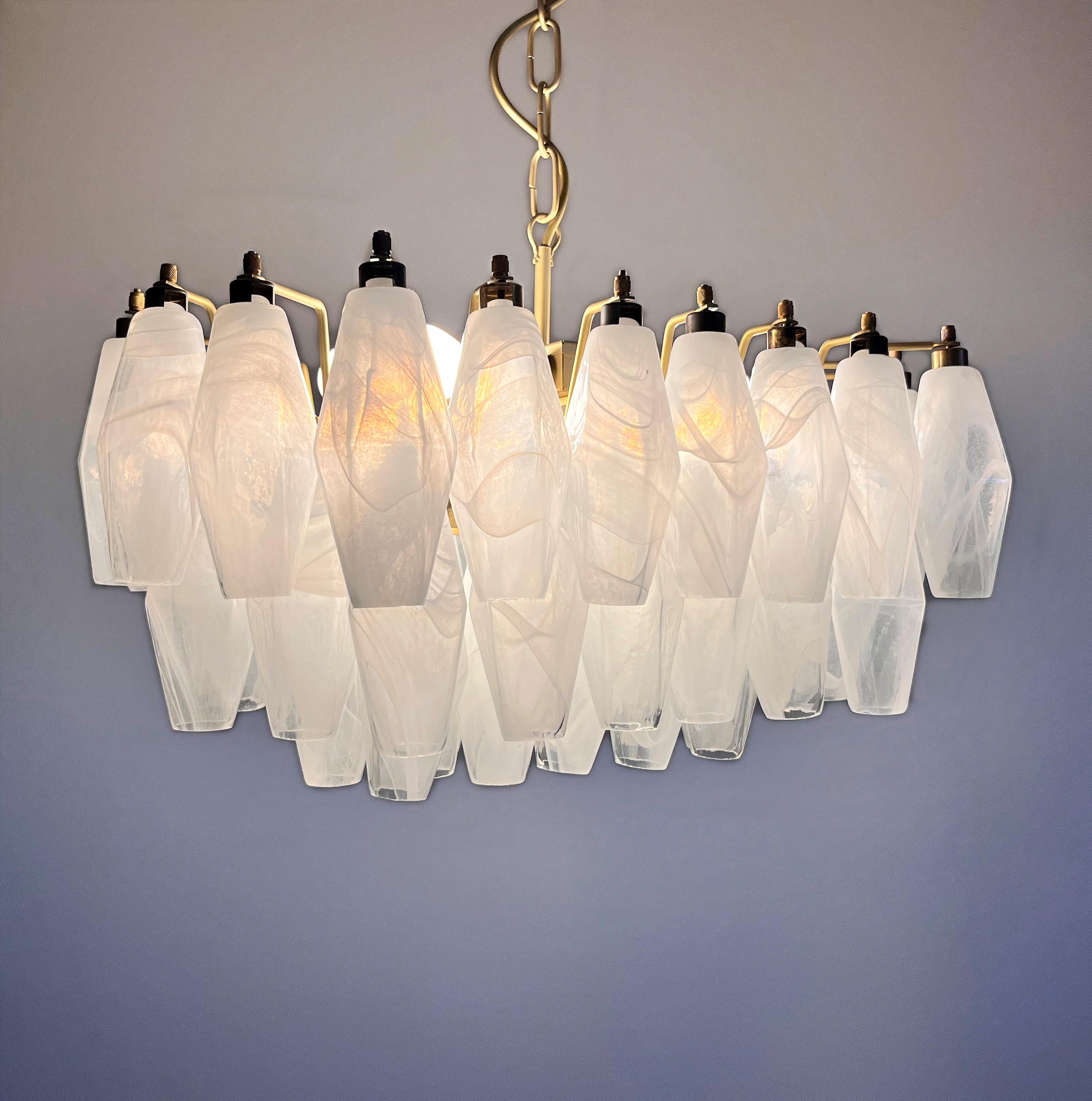 Ardoriel Postmodern Luxury Poliedri Alabaster Chandelier - Lamp Copper