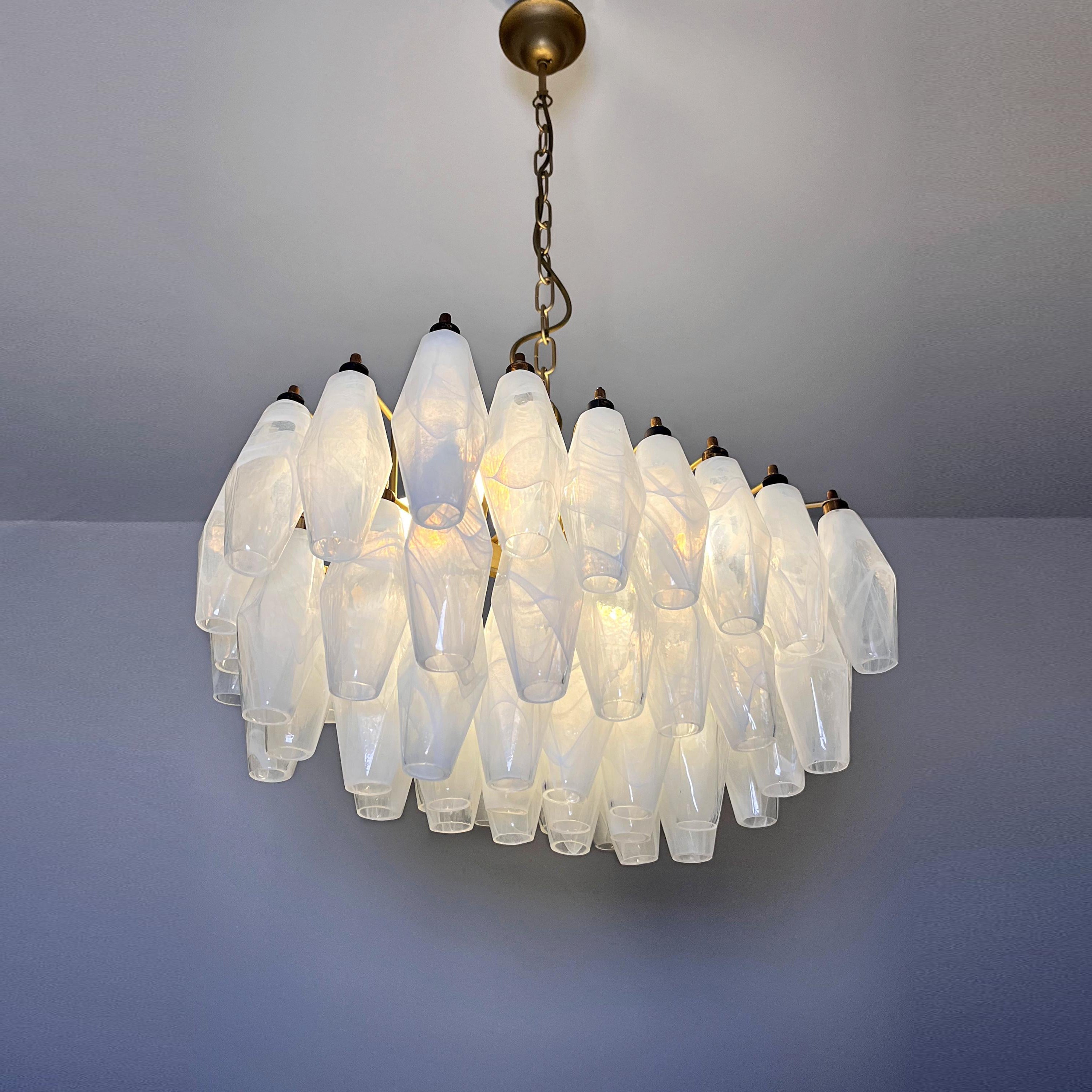 Ardoriel Postmodern Luxury Poliedri Alabaster Chandelier - Lamp Copper
