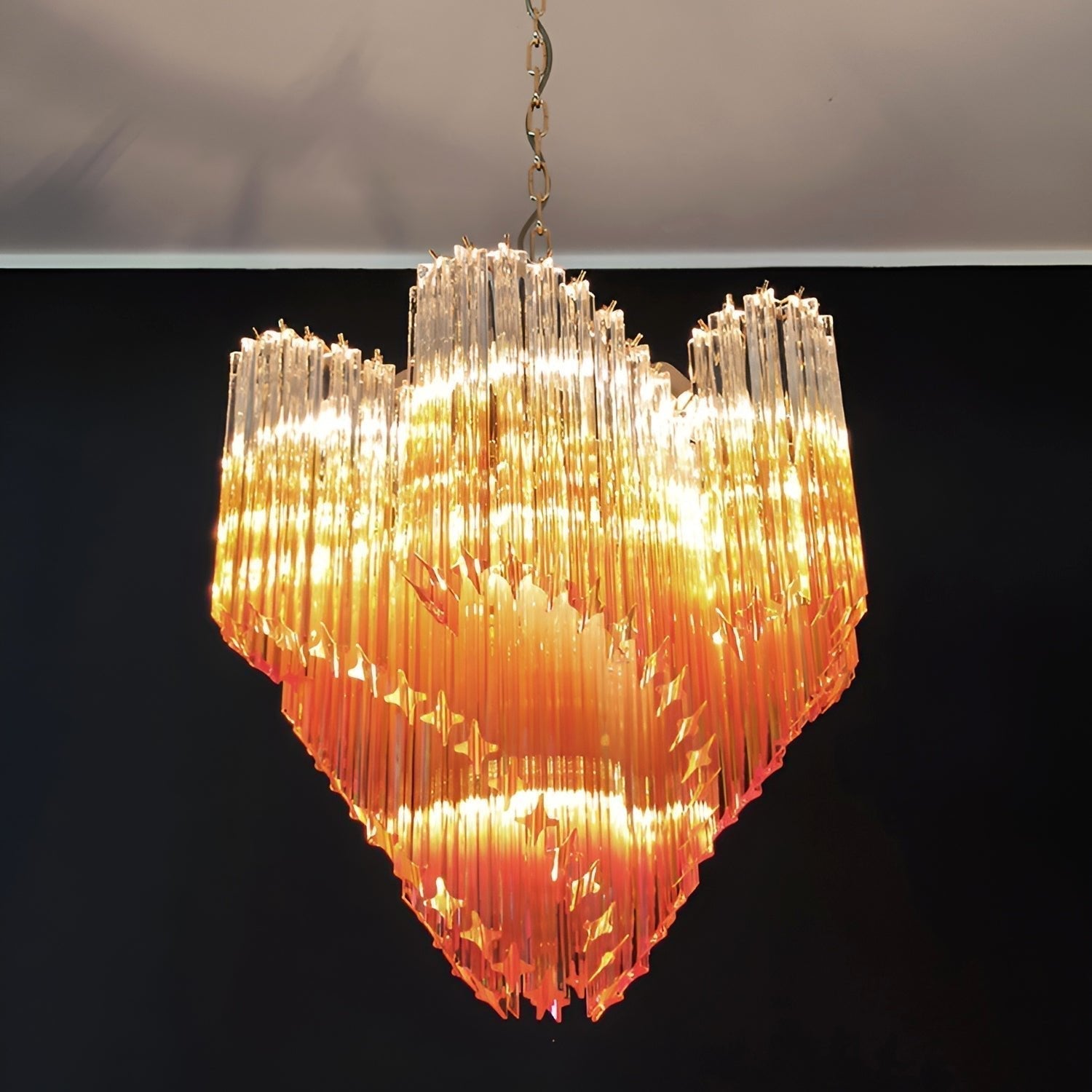 Evmararae Gradient Glass Chandelier - Blowlighting