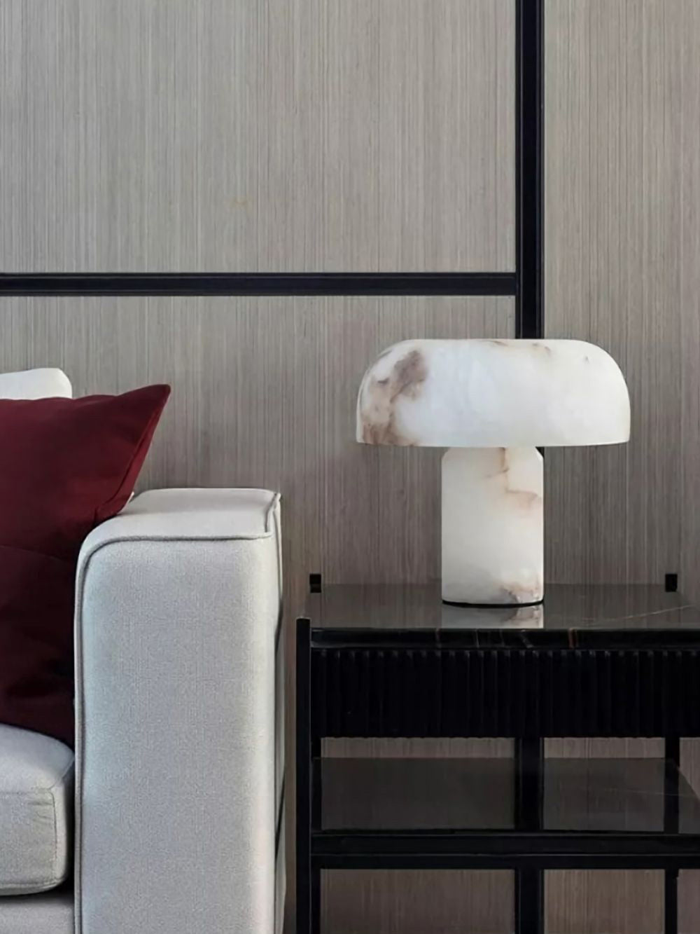 Mushroom Type Table Lamp - Lamp Copper