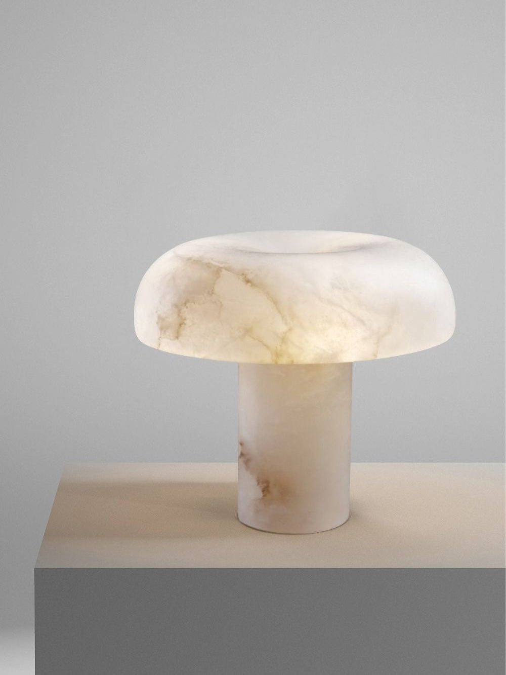 Mushroom Type Table Lamp - Lamp Copper