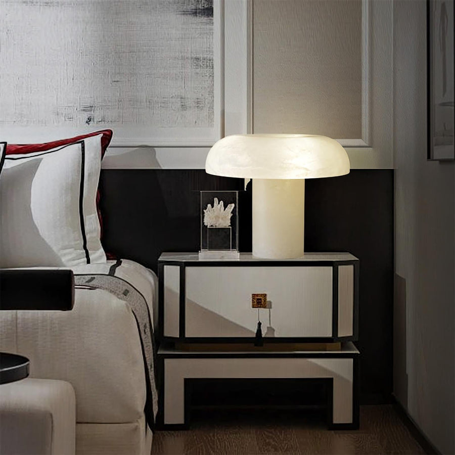 Mushroom Type Table Lamp - Lamp Copper