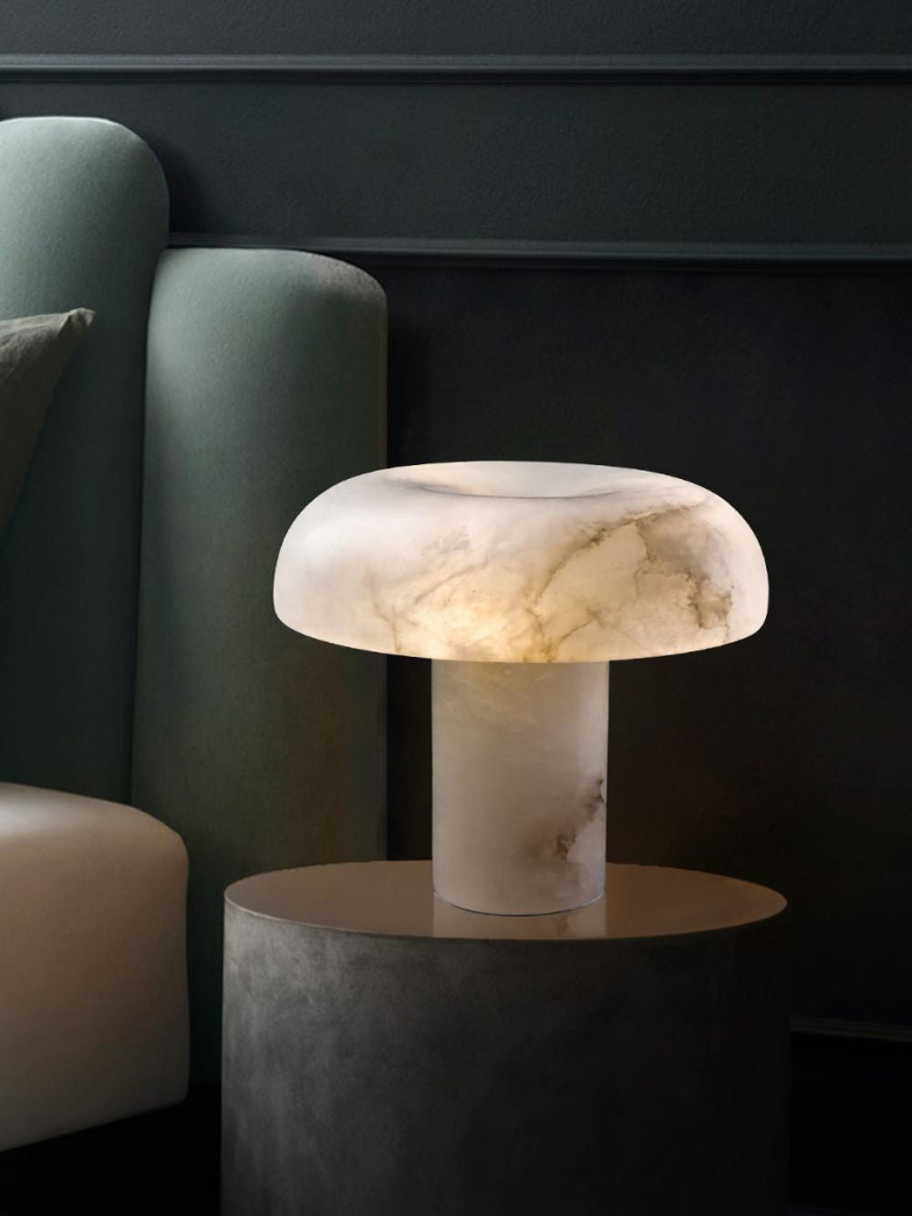 Mushroom Type Table Lamp - Lamp Copper