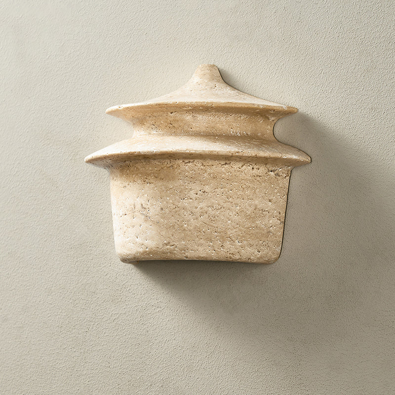 Zeloror Individual Creativity Travertine Wall Lamp - Lamp Copper