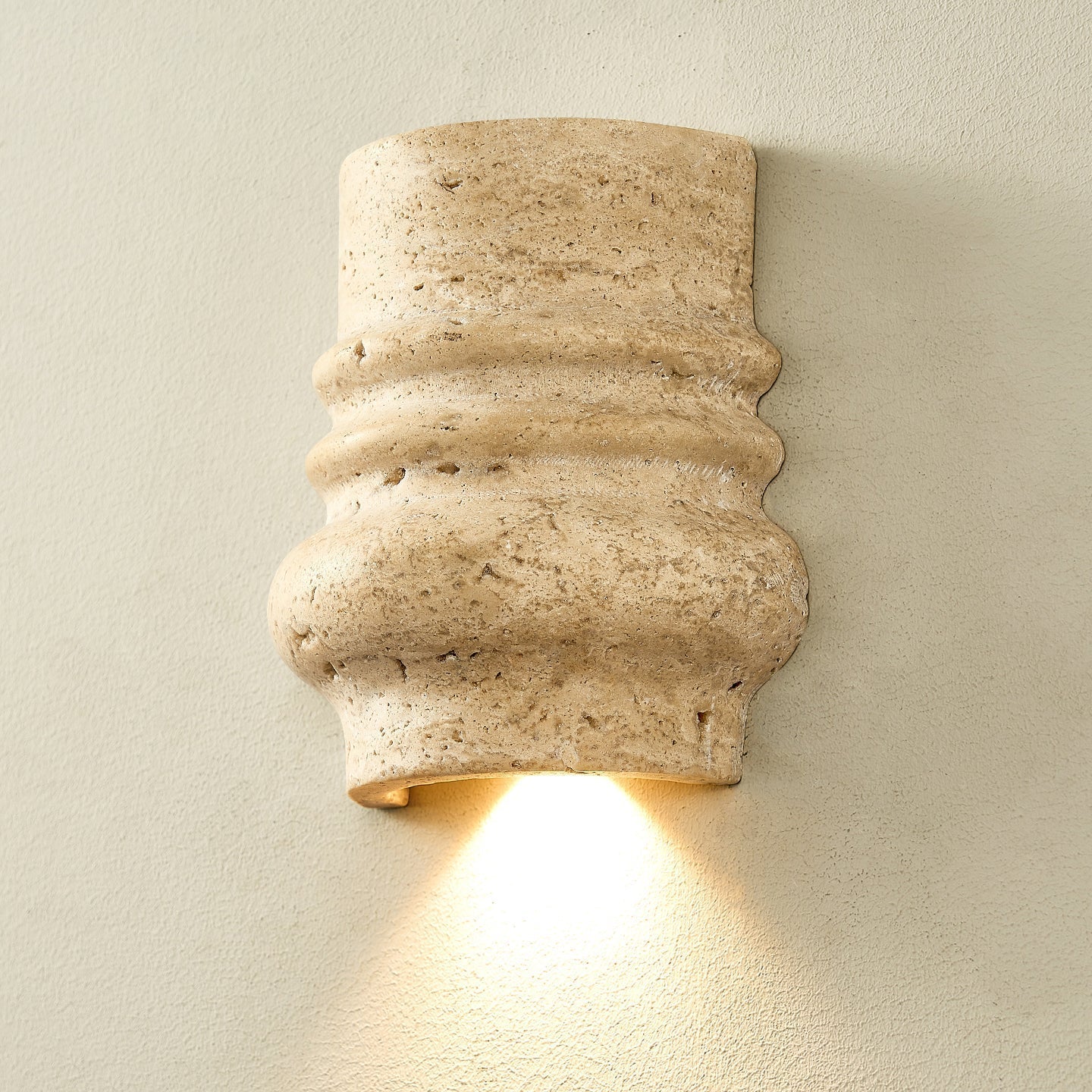 Zeloror Individual Creativity Travertine Wall Lamp - Lamp Copper