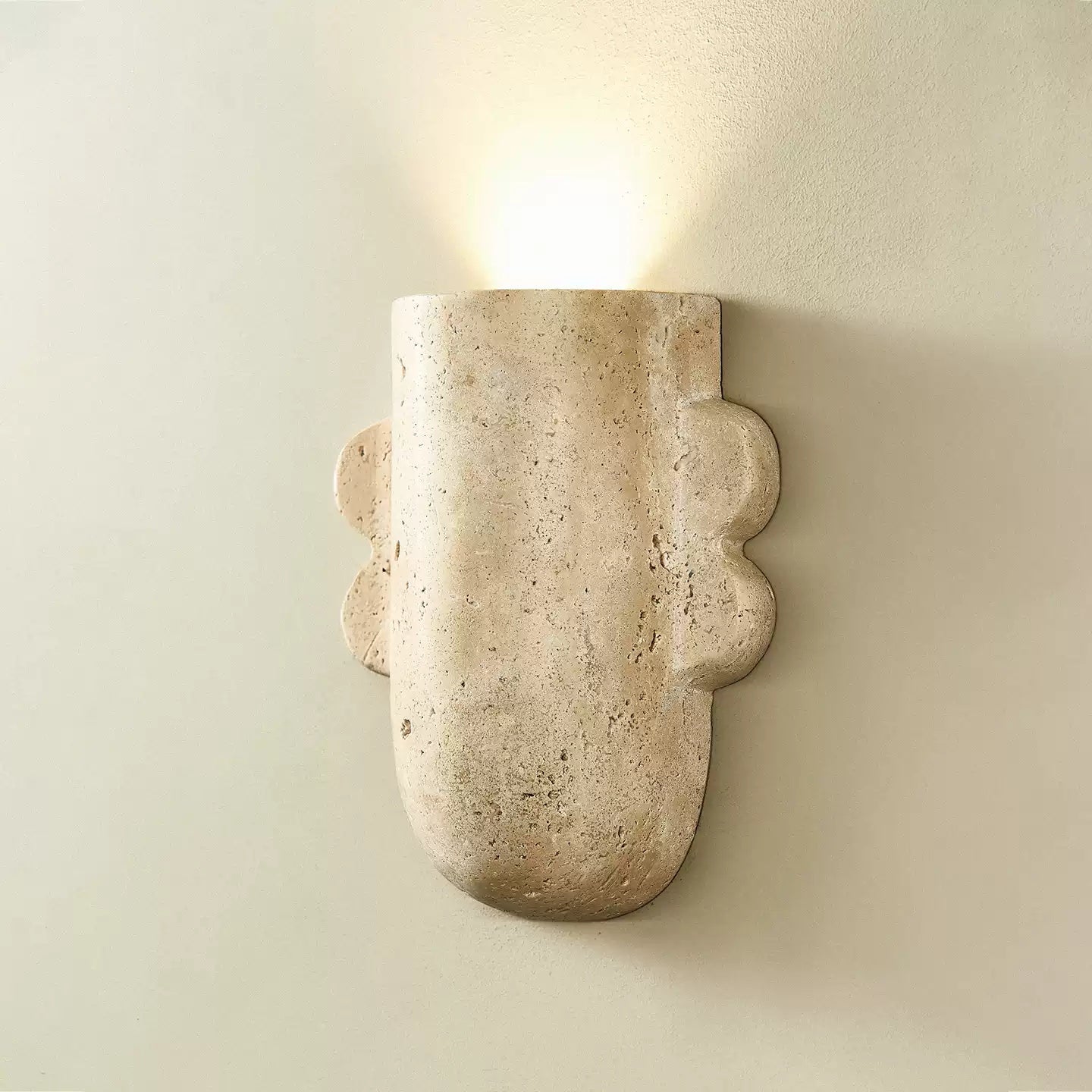 Zeloror Individual Creativity Travertine Wall Lamp - Lamp Copper