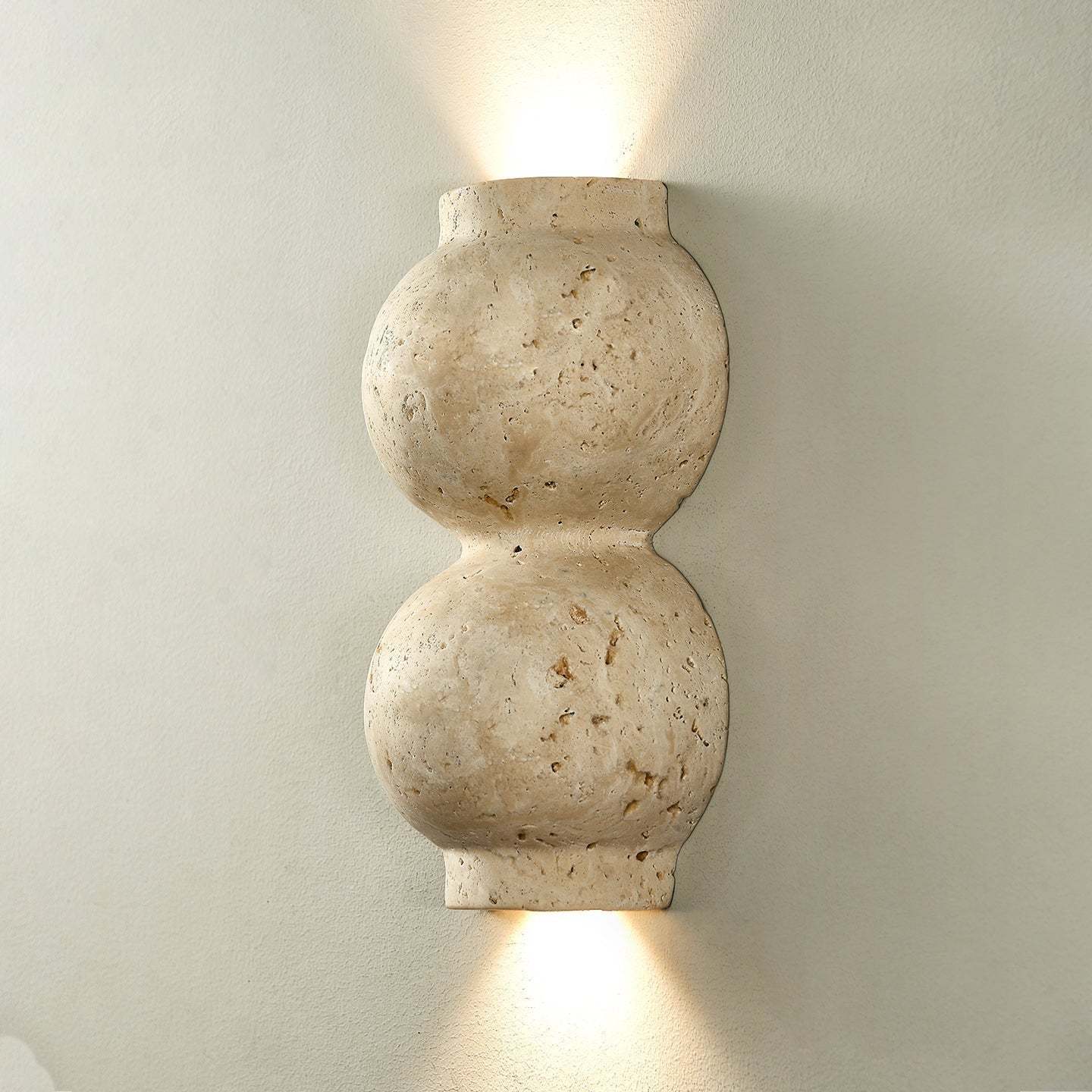 Zeloror Individual Creativity Travertine Wall Lamp - Lamp Copper