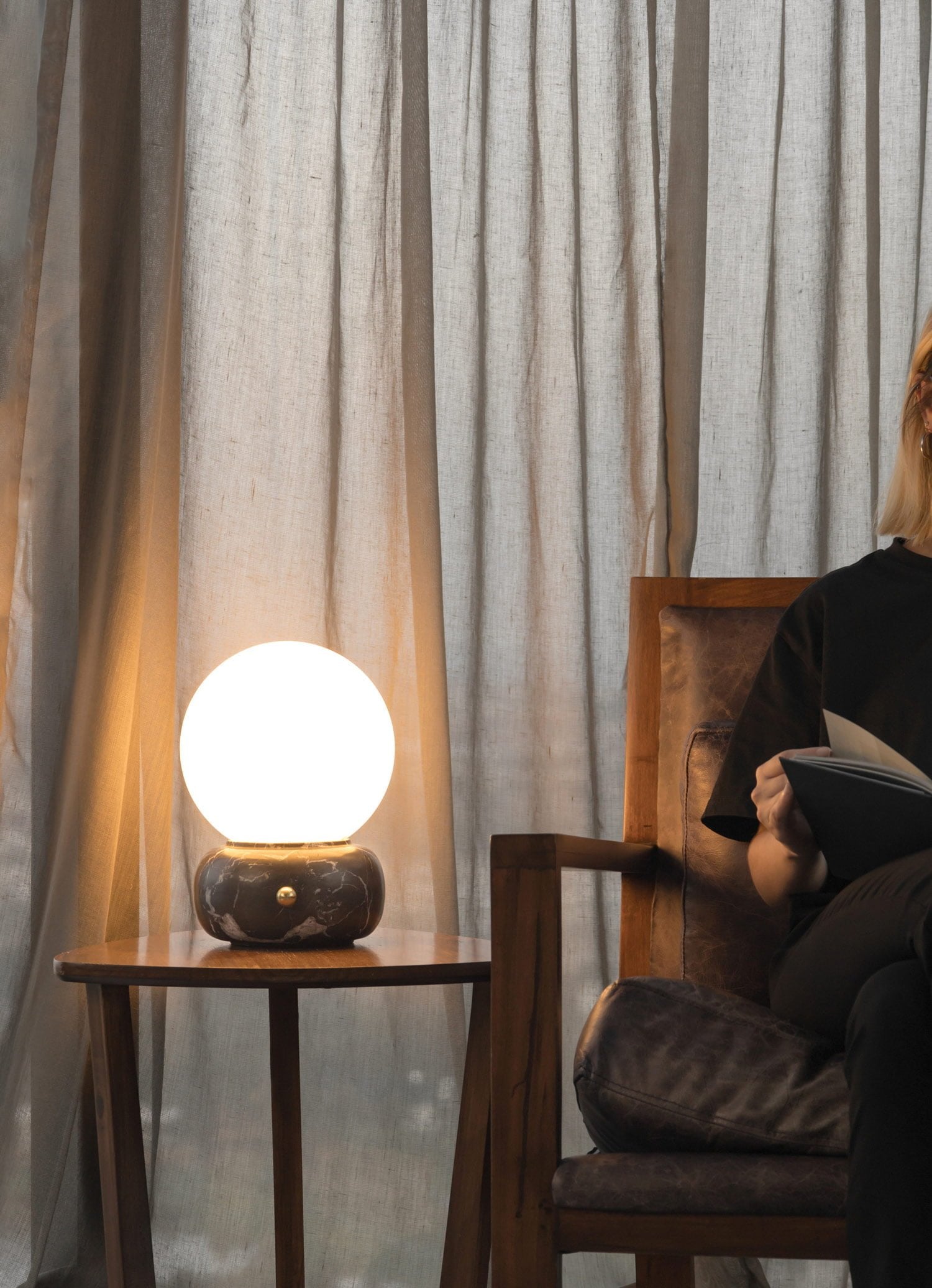 Naga Table Lamp - Lamp Copper