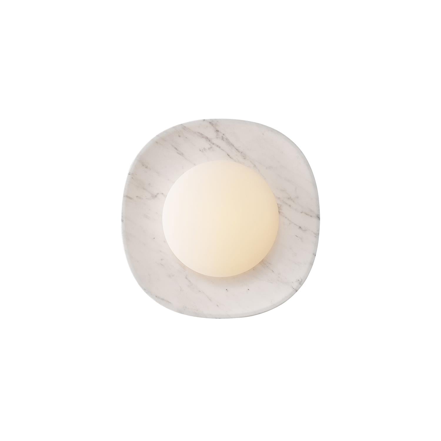 Cinoreth Modern Minimalist Marble Glass Wall Lamp - Lamp Copper