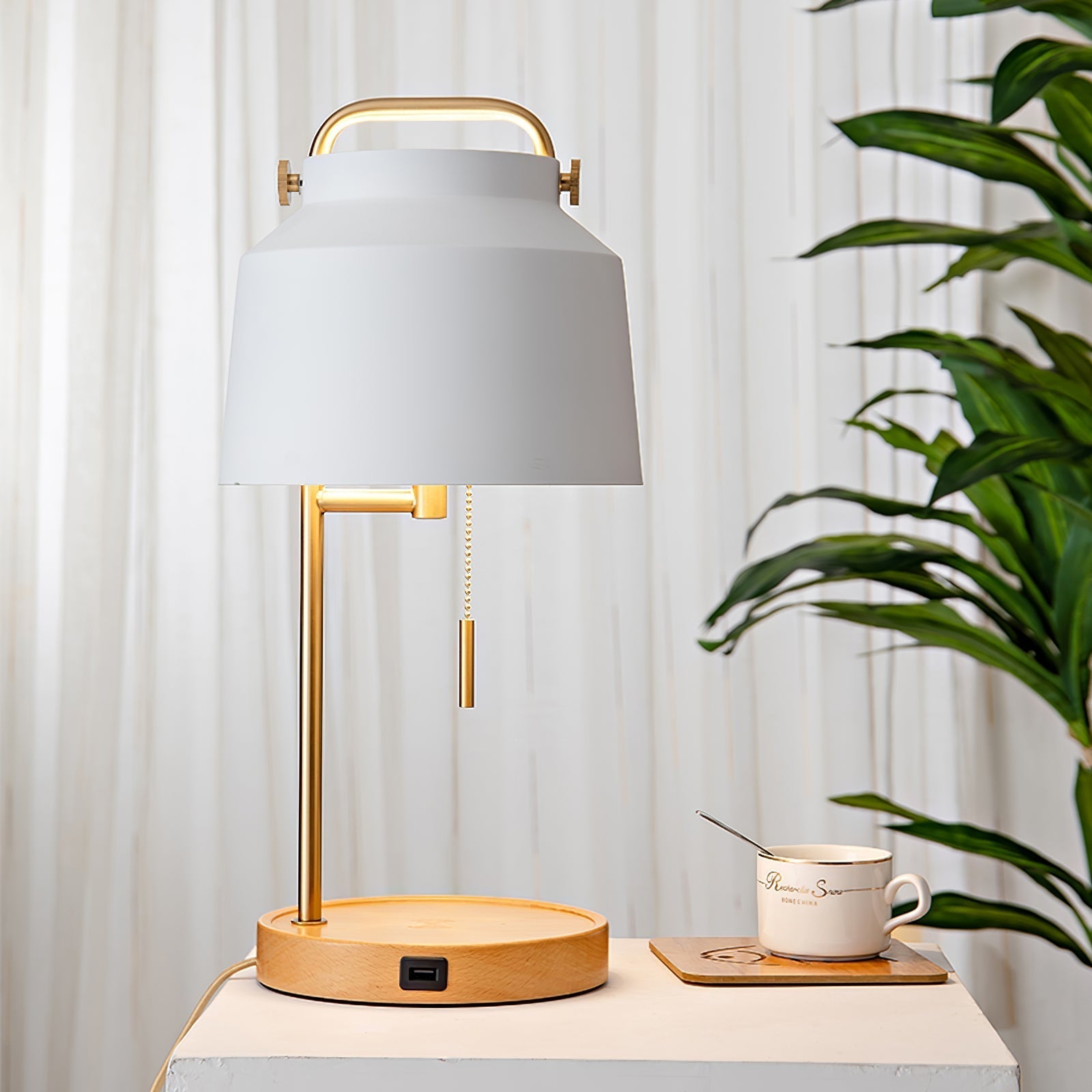 Naima Table Lamp - Lamp Copper