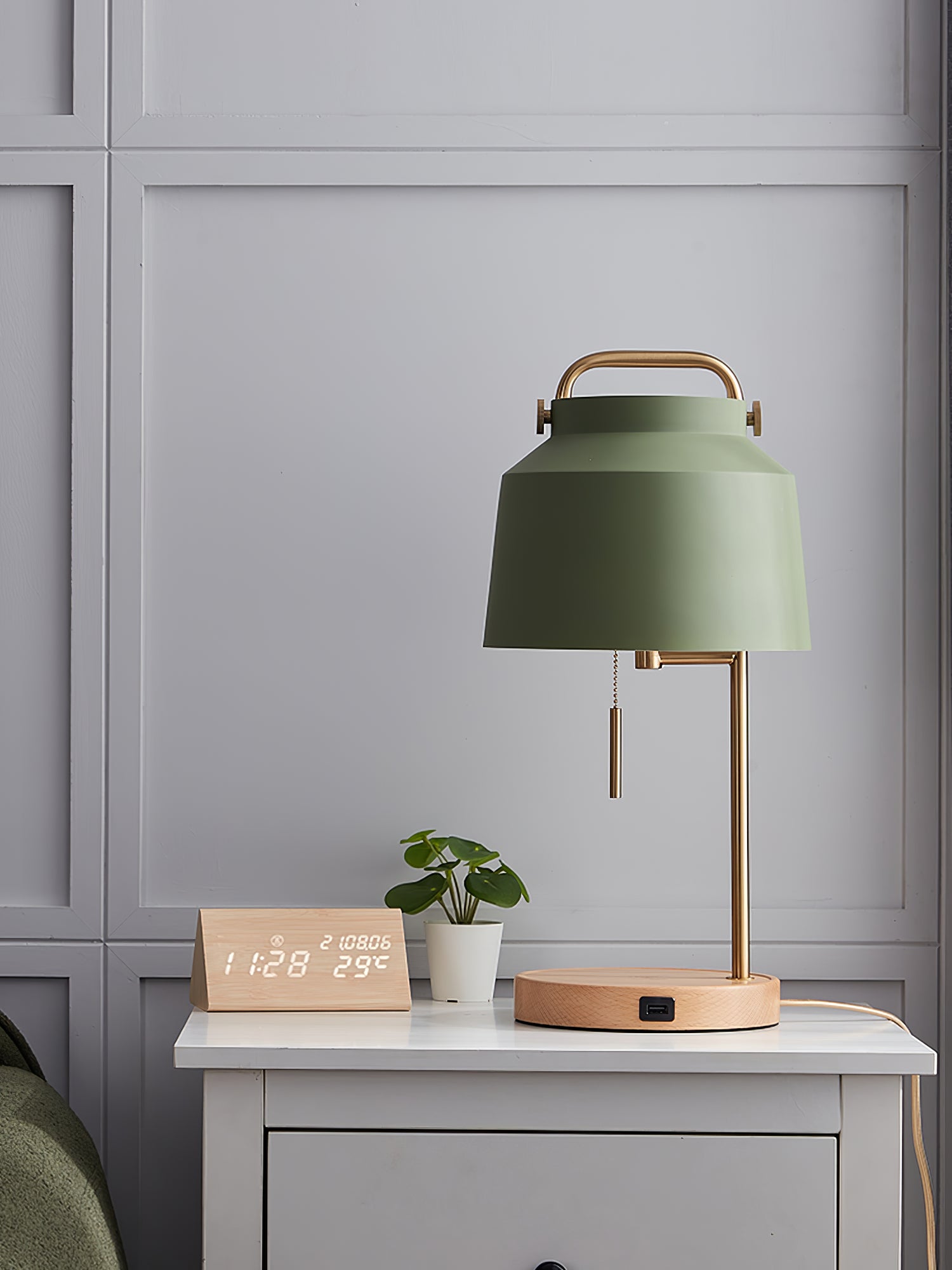 Naima Table Lamp - Lamp Copper