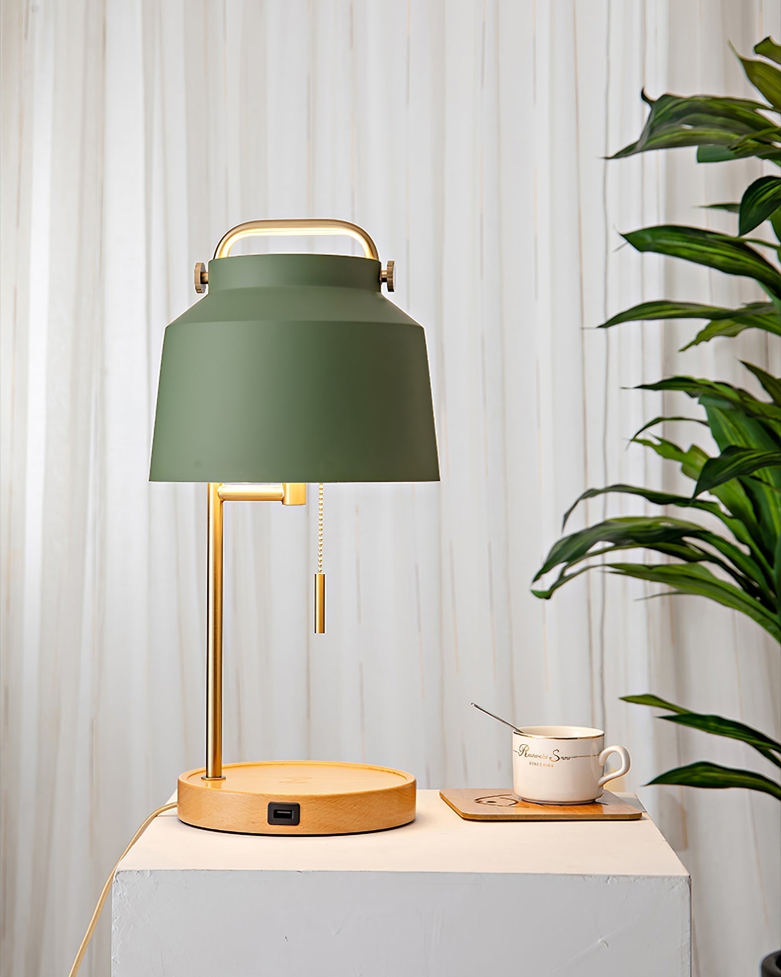 Naima Table Lamp - Lamp Copper