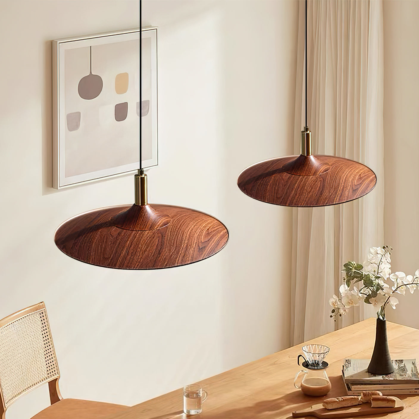 Pend­­ant Light Hat Shape Midcentury - Letslighting