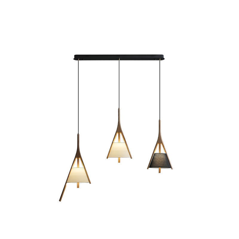 Zovenarae Triangular Wood Pendant Light - Blowlighting