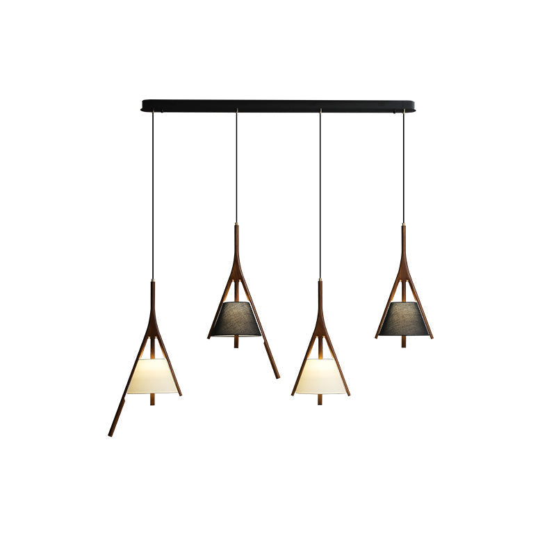Zovenarae Triangular Wood Pendant Light - Blowlighting