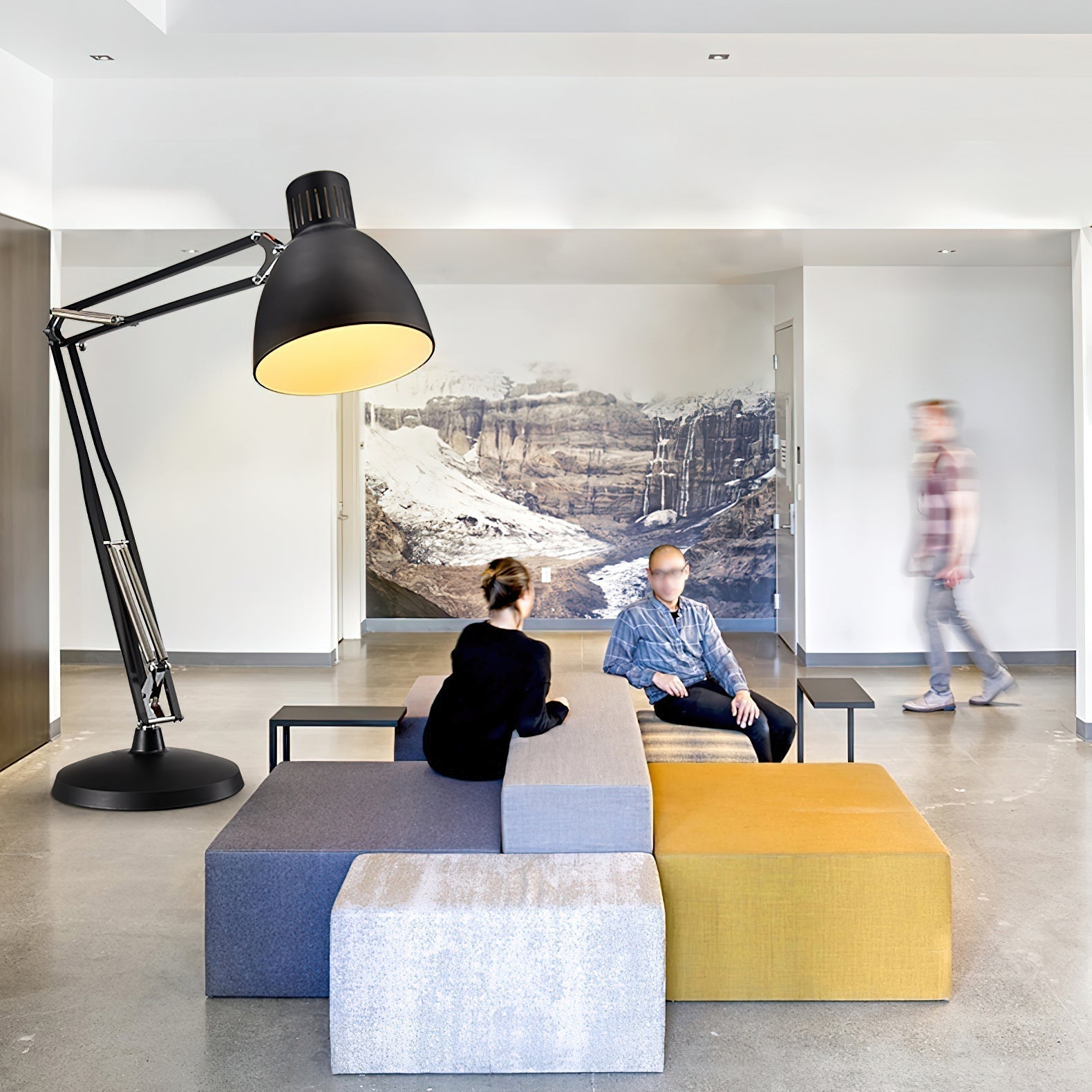 Naska Floor Lamp - Lamp Copper