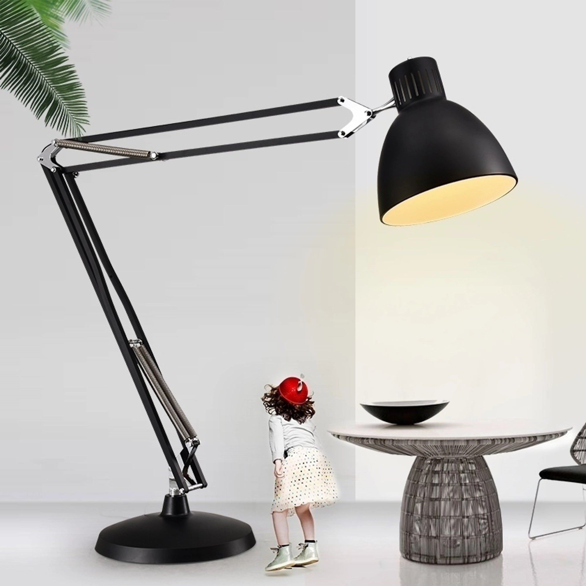 Naska Floor Lamp - Lamp Copper