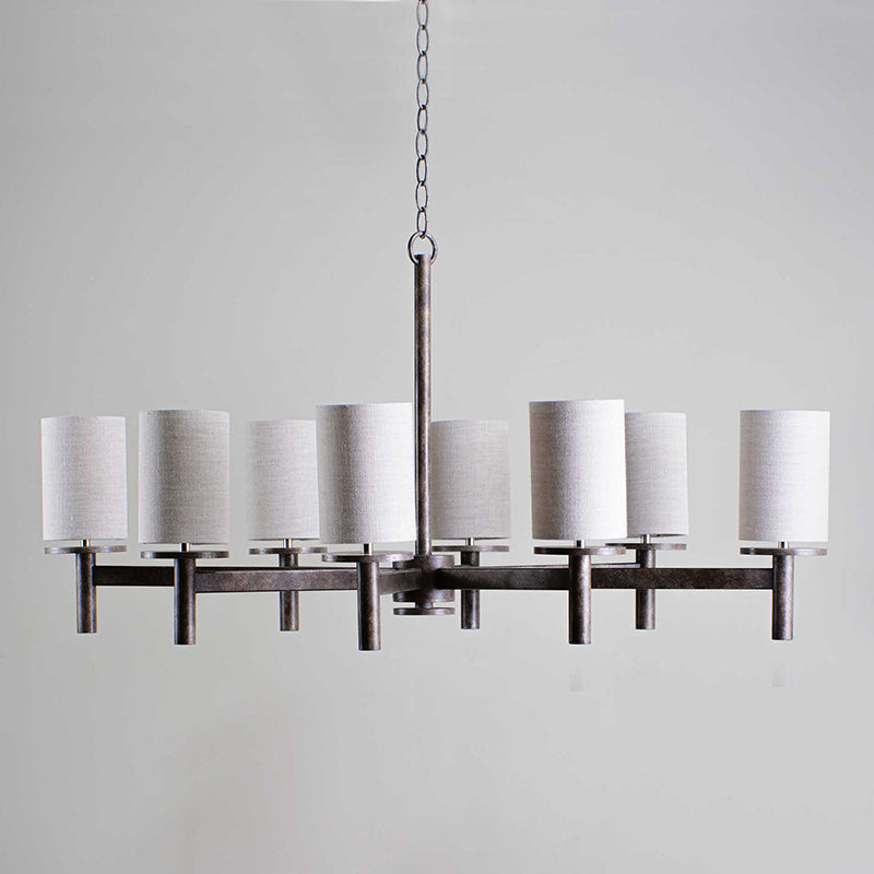 Iltalaris Premium Nordic Art Brass Fabric Chandelier - Lamp Copper