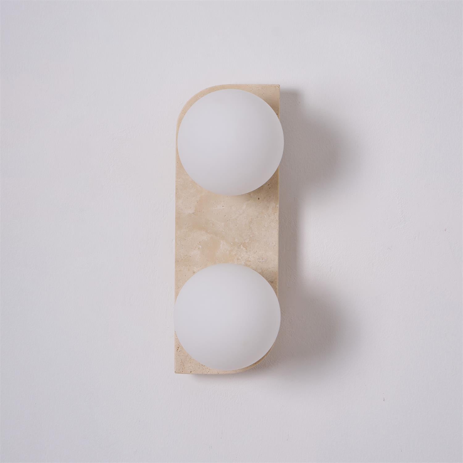 Alsilis Minimalist Travertine Wall Light - Neutralighting