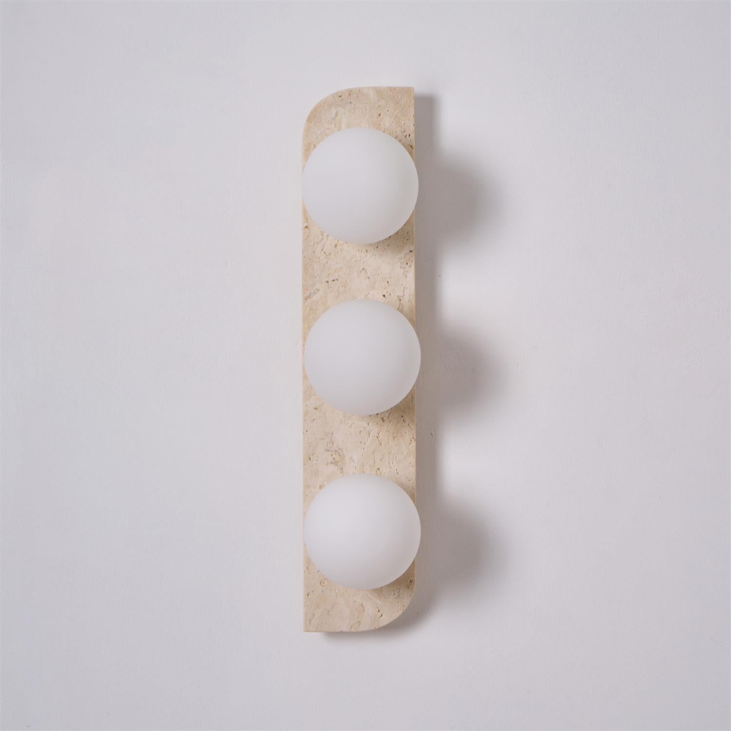 Alsilis Minimalist Travertine Wall Light - Neutralighting