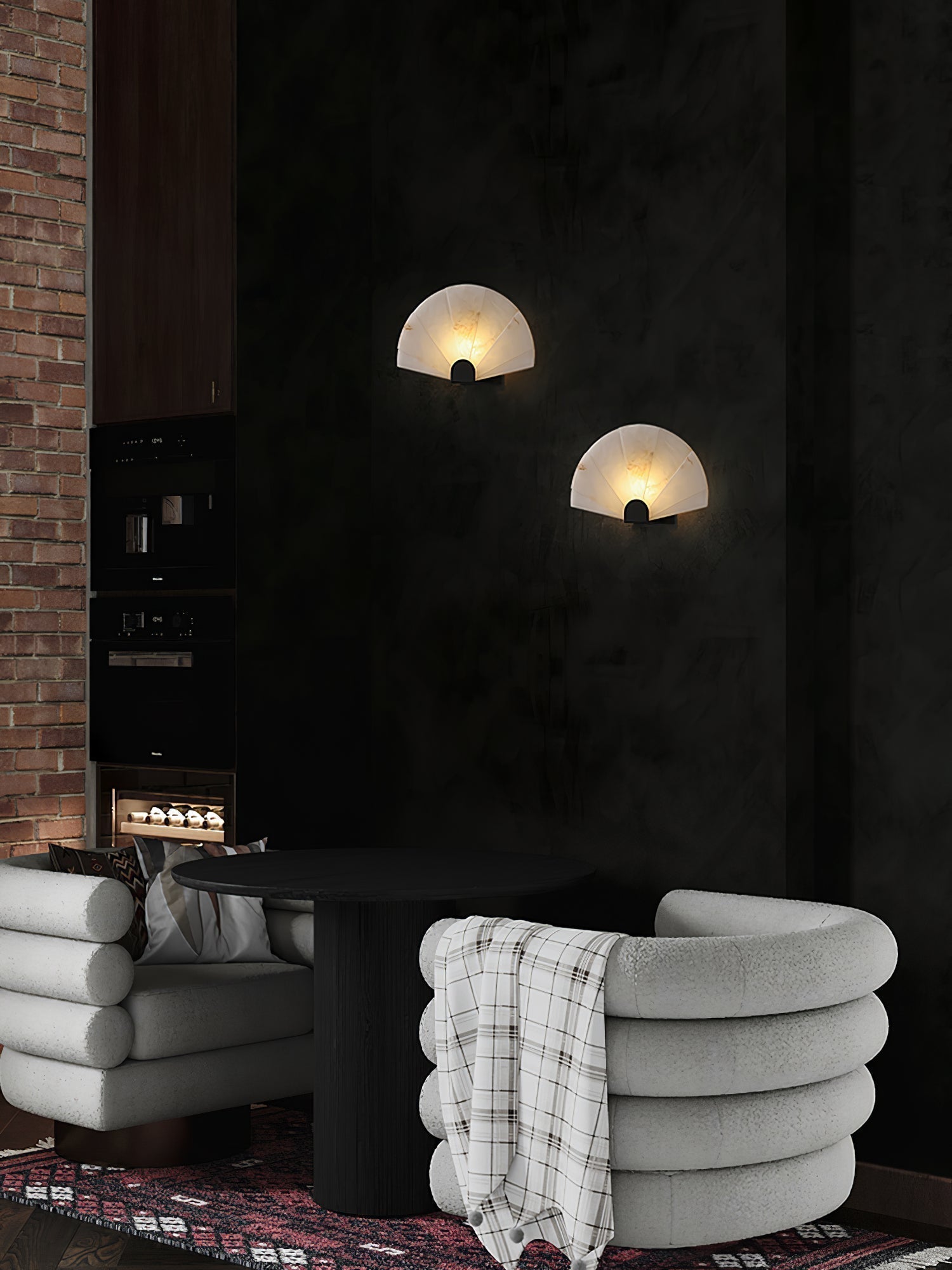Aurelia Minimalist Alabaster Wall Light - Neutralighting