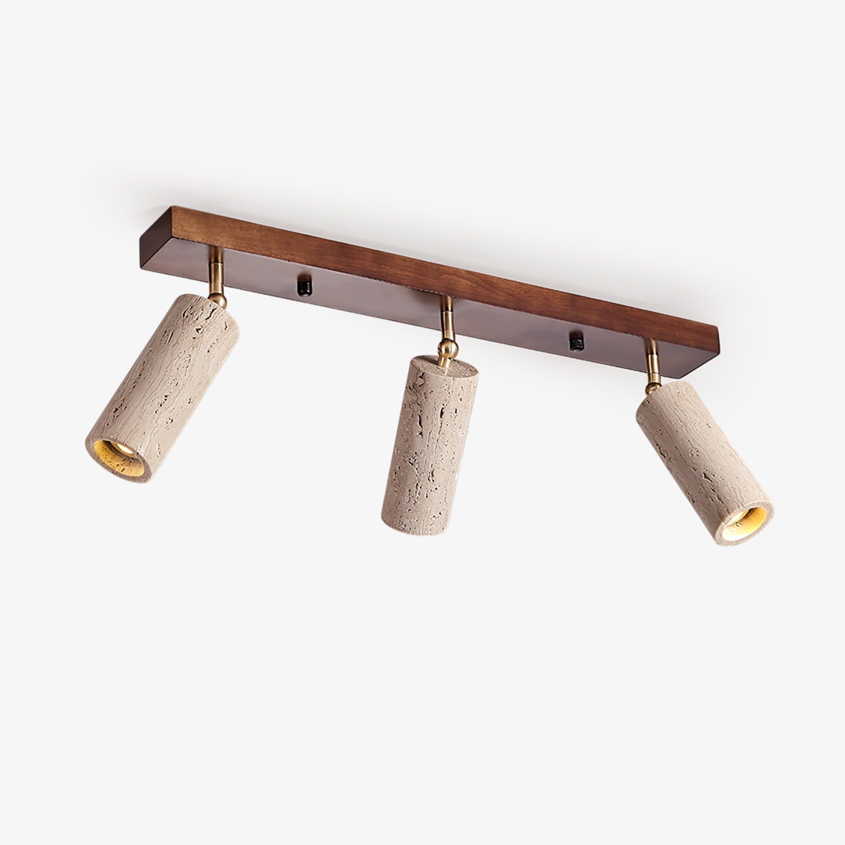 Eurliryra Multi-Cylinder Travertine Track Light - Neutralighting