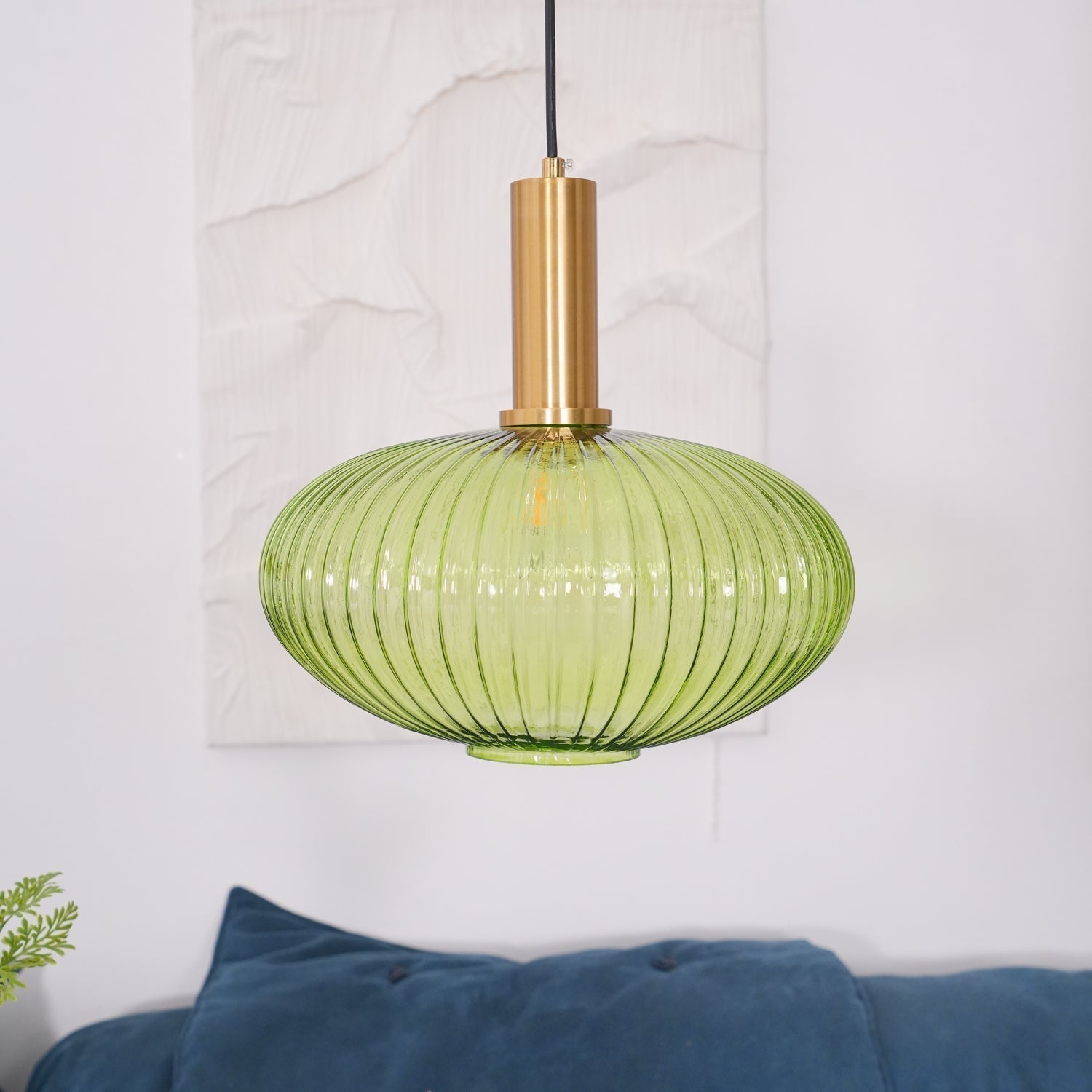 Elara Ribbed Pendant Lamp - Letslighting