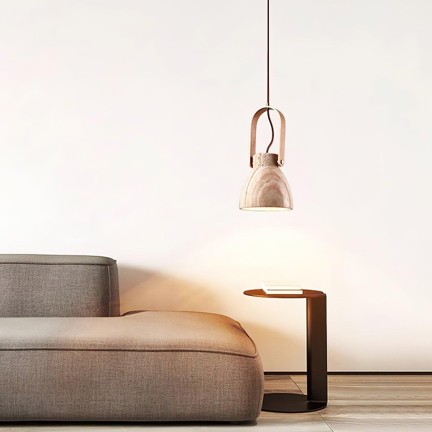 Cesta Travertine Pendant Light - Letslighting