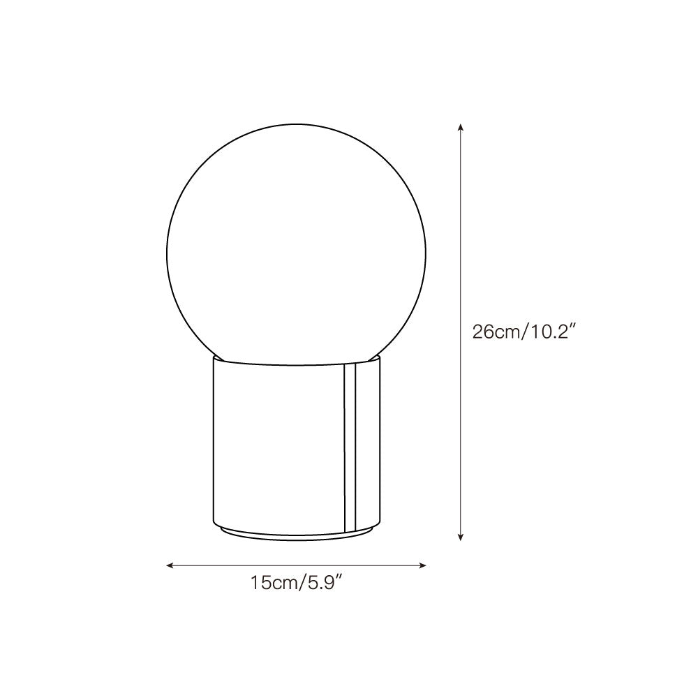 Nocte Table Lamp - Lamp Copper