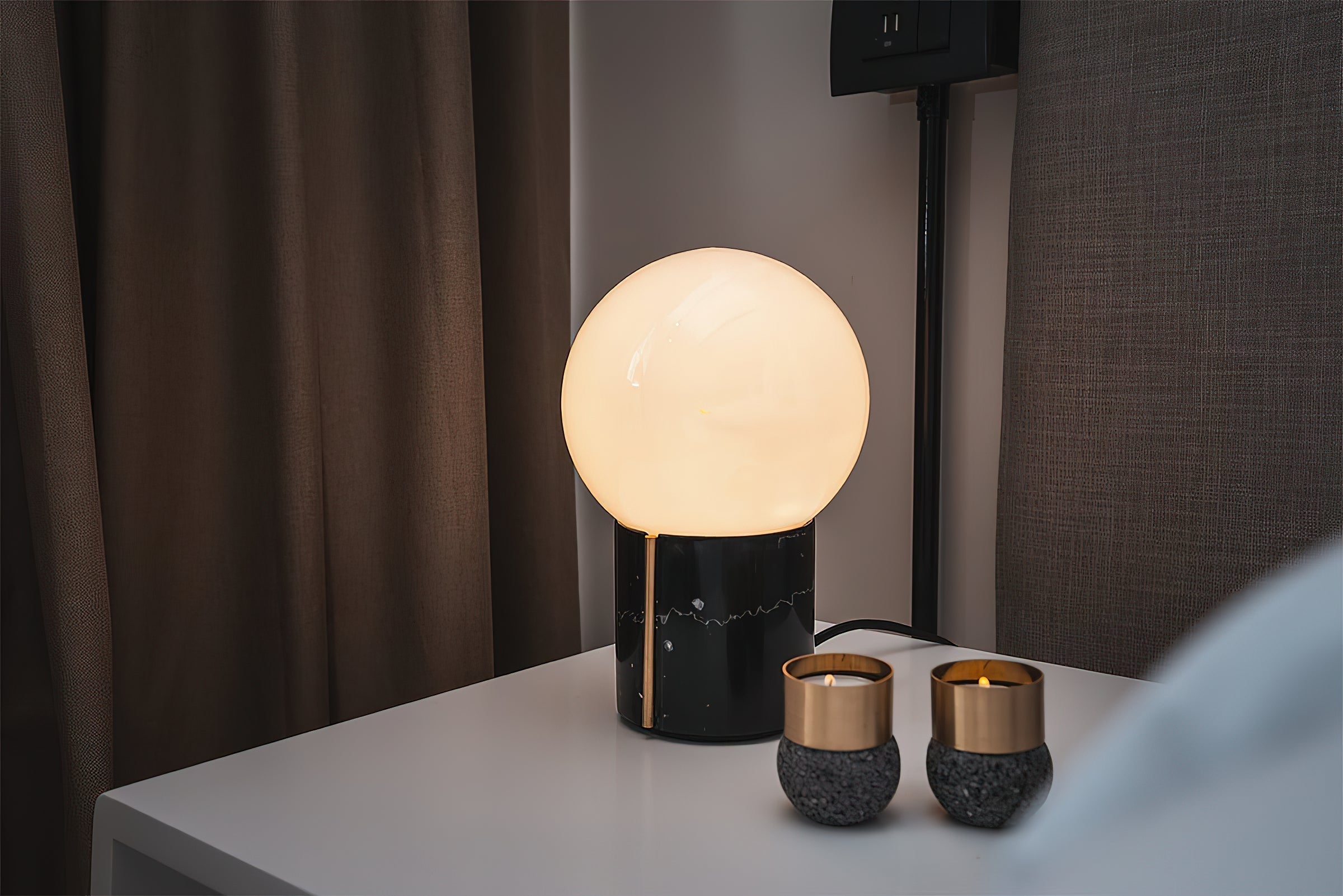 Nocte Table Lamp - Lamp Copper