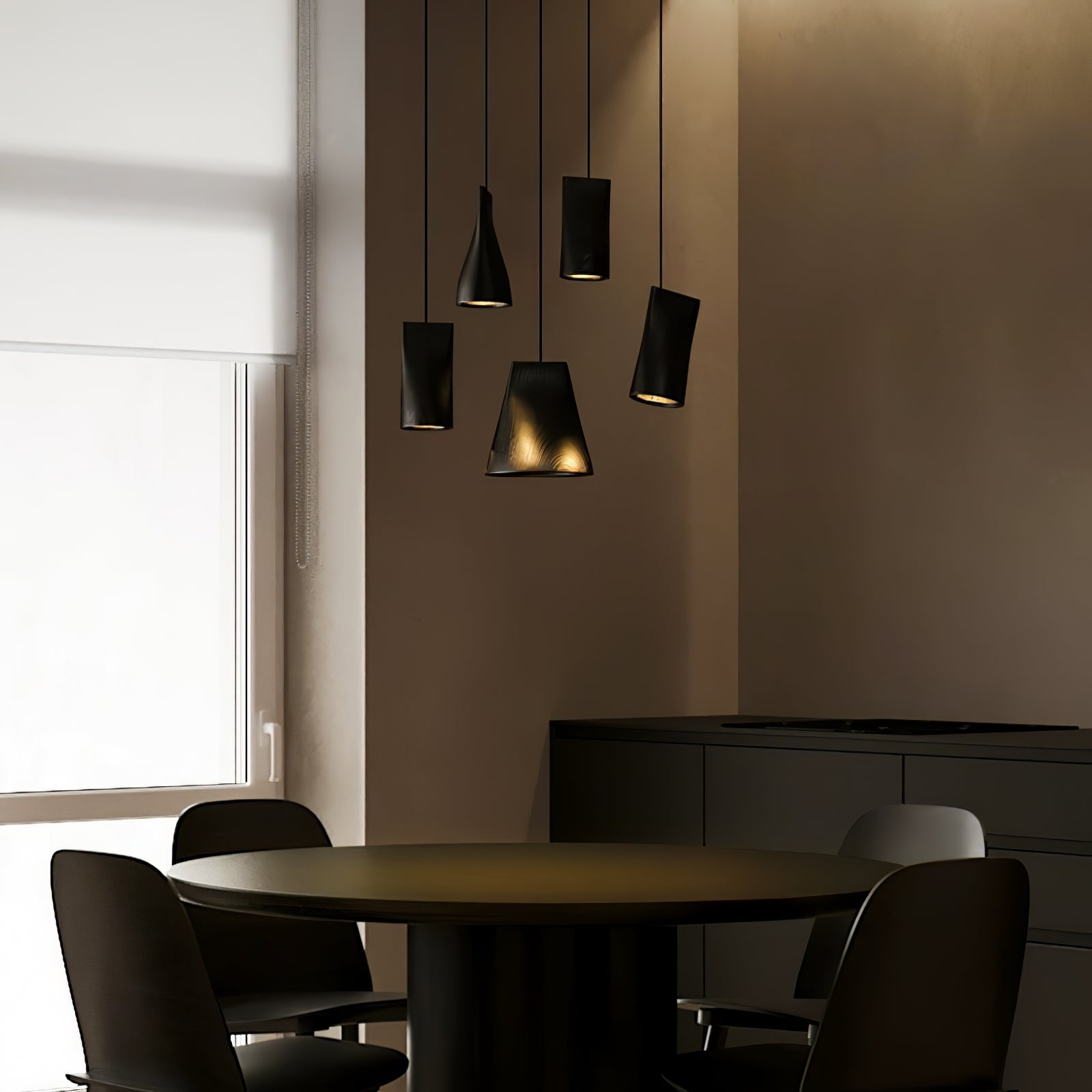 Vetra Rustic Wood Pendant Light - Blowlighting