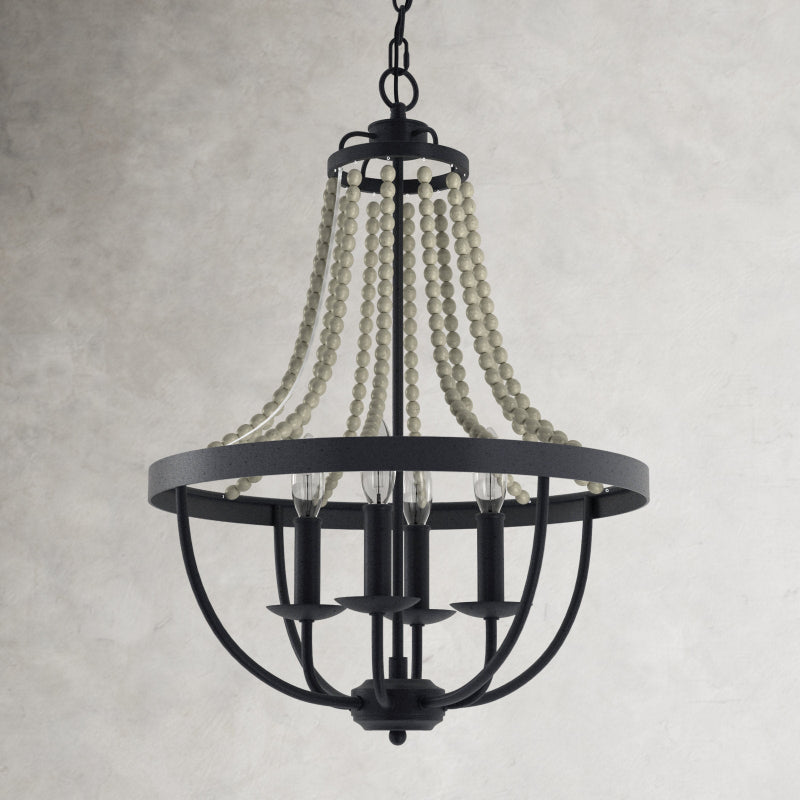 Alloren Vintage Industrial Empire Metal Chandelier - Lamp Copper